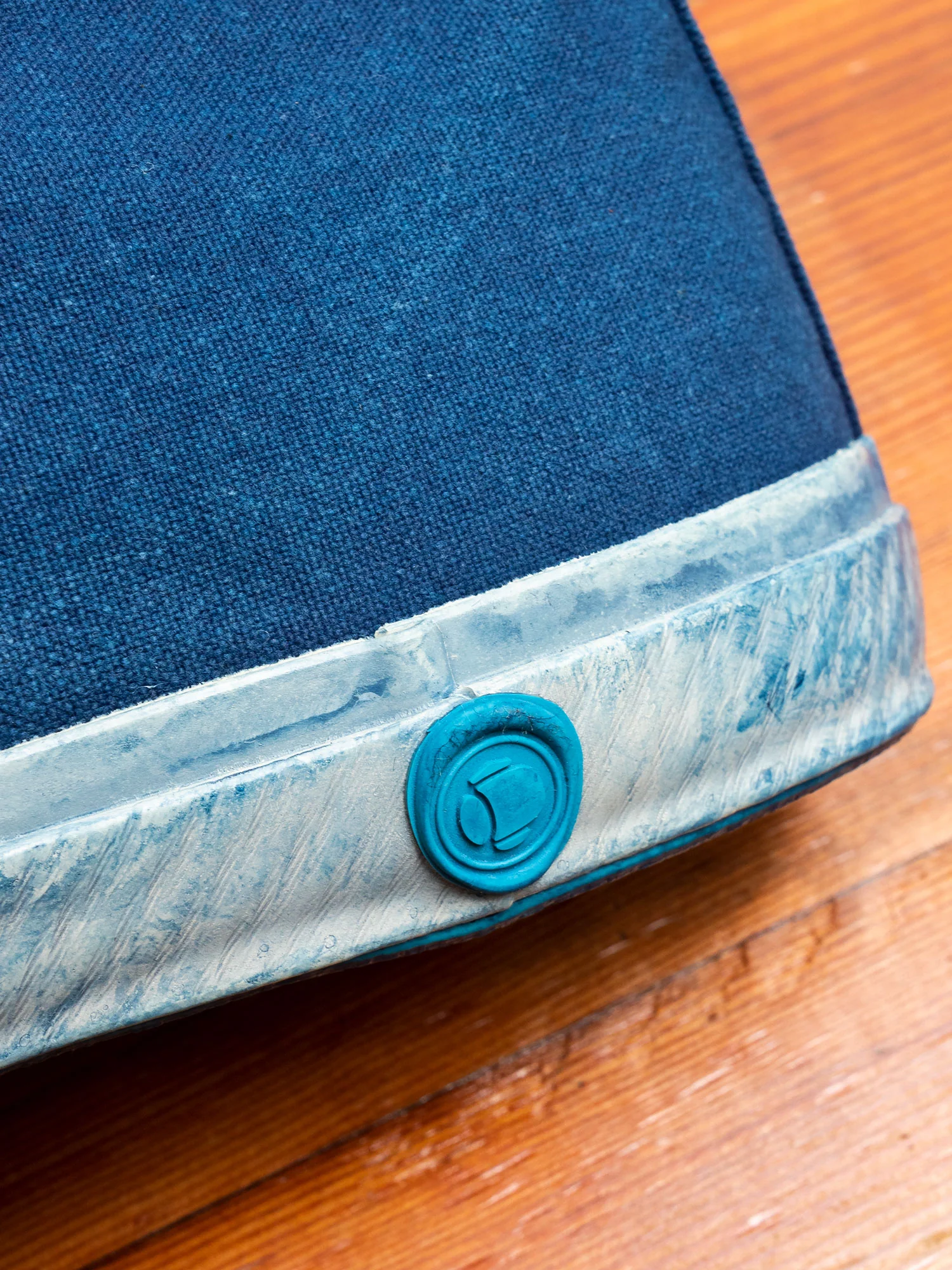 01JPB High Top Sneaker in Natural Indigo Overdye - Image 5