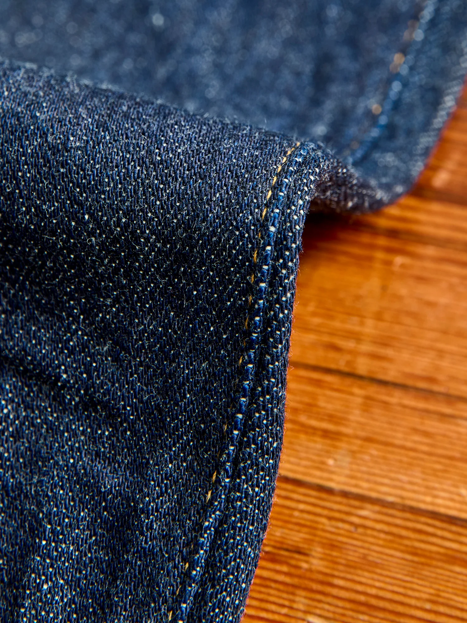 022-Kiraku "Natural Indigo" 12oz Selvedge Denim - Wide Straight Fit - Image 9