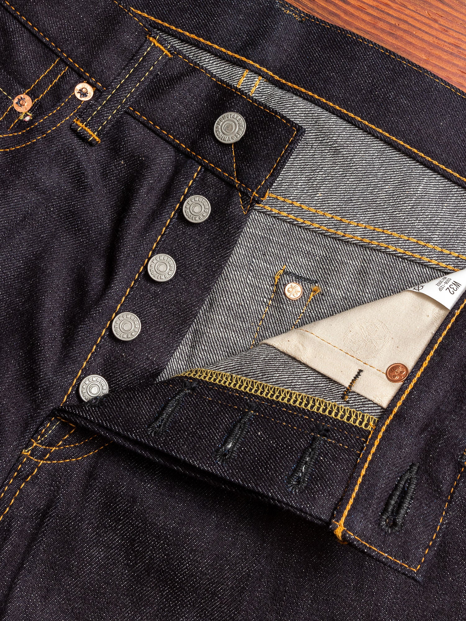 0306-12SP 12oz Selvedge Denim - Tight Tapered Fit - Image 6