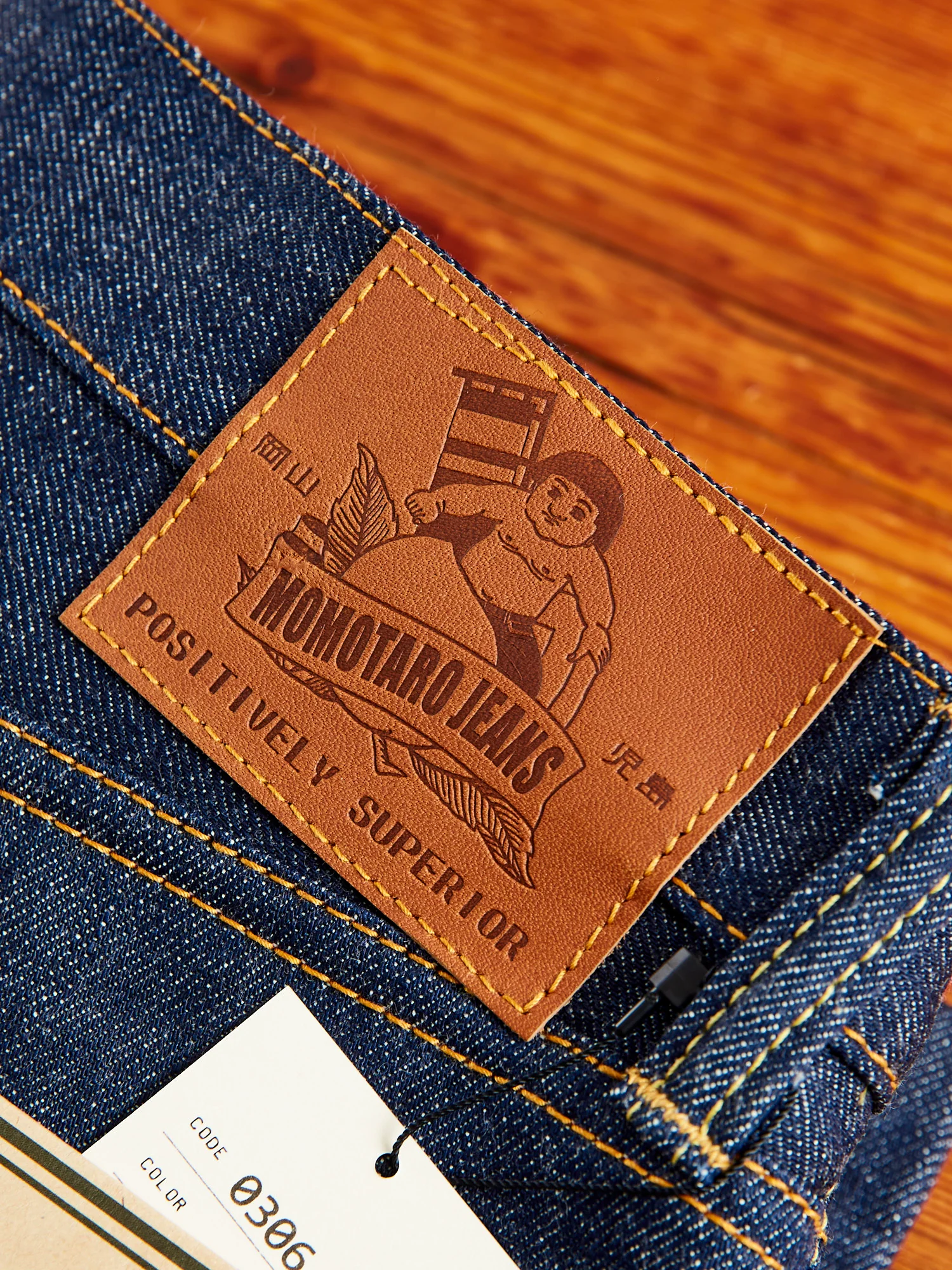 0306-40 "Legacy Blue" 14.7oz Selvedge Denim - Tight Tapered Fit - Image 3
