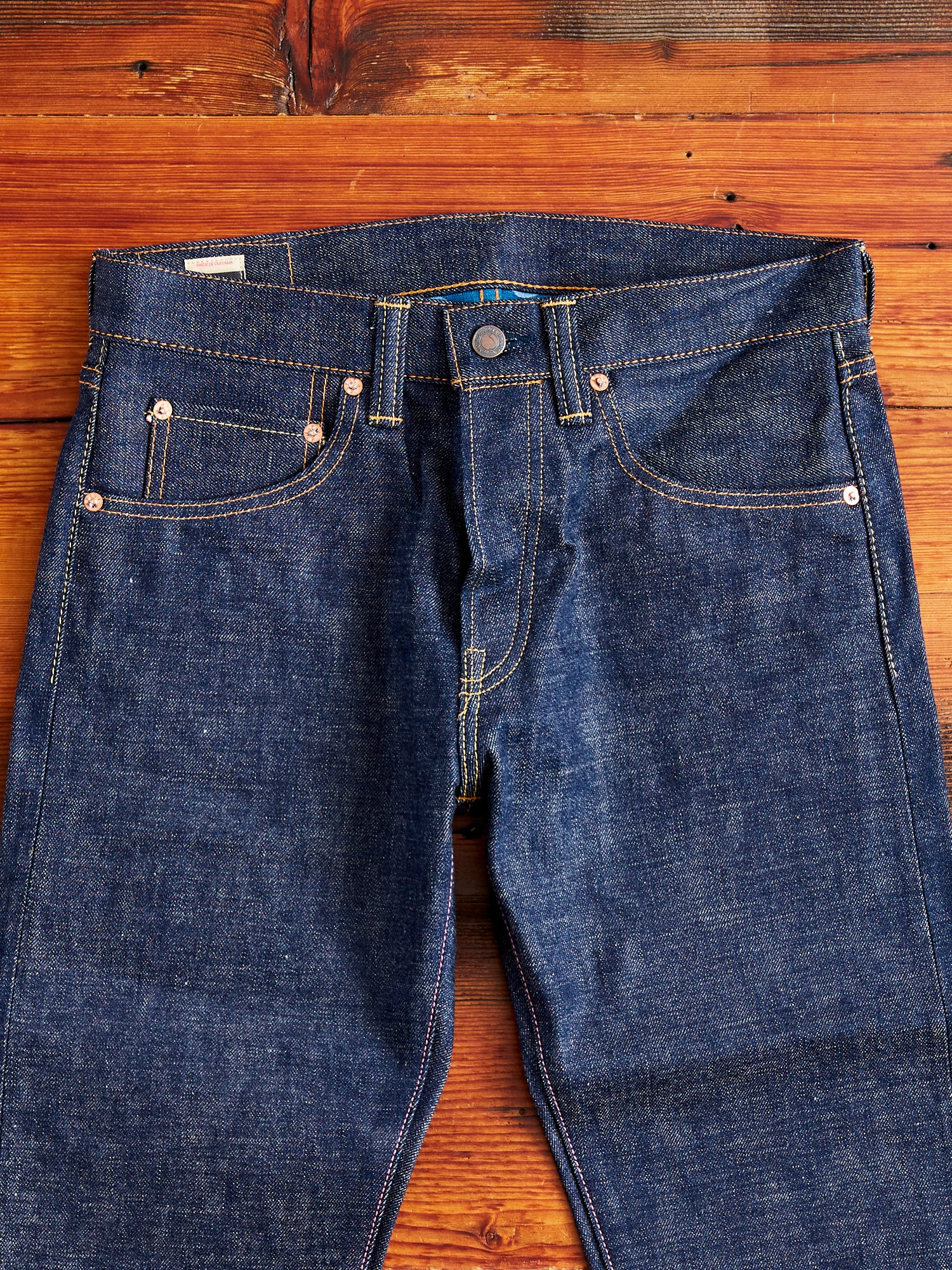 0306-40 "Legacy Blue" 14.7oz Selvedge Denim - Tight Tapered Fit - Image 4