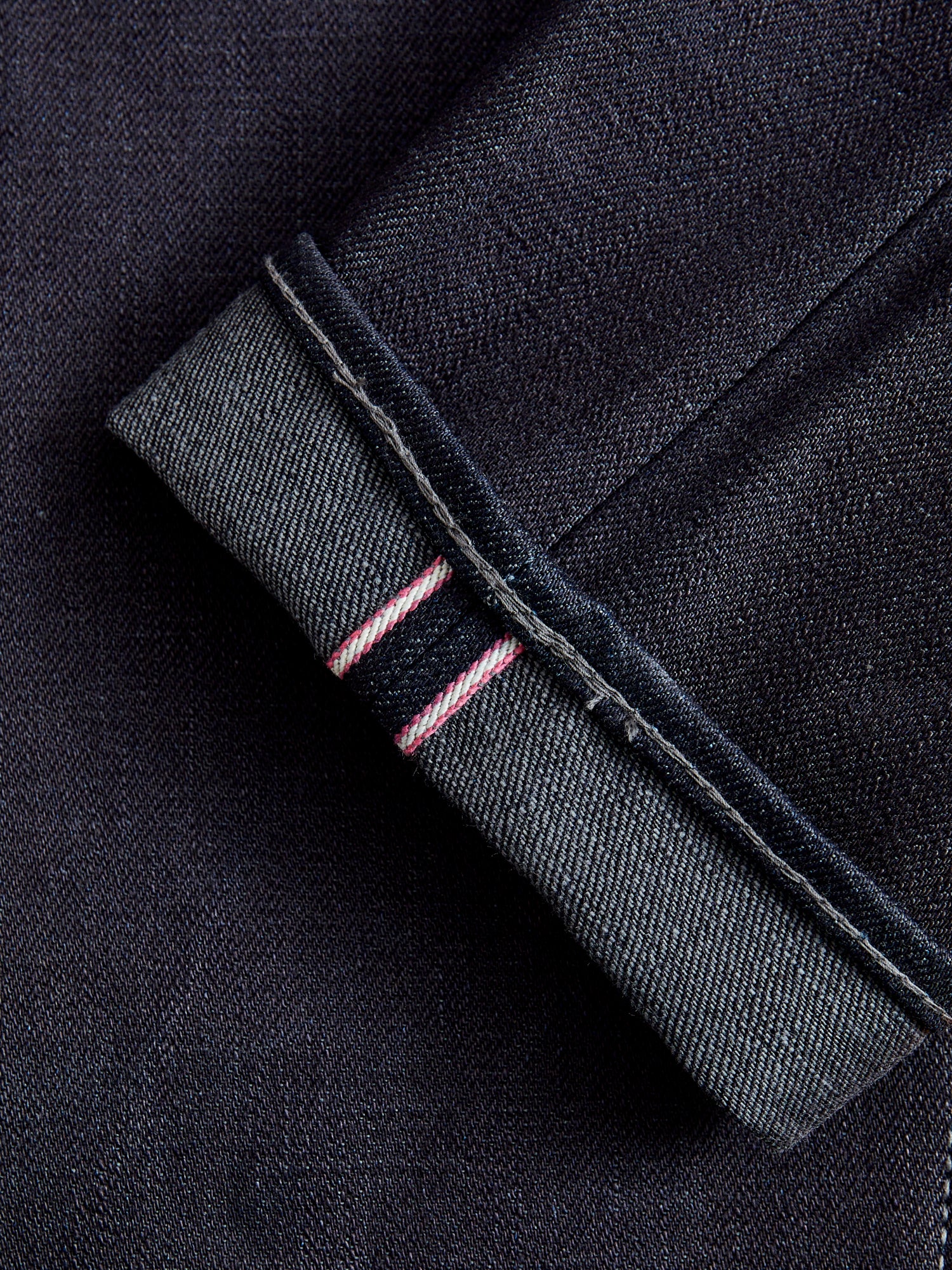 0306-52G "Indigo x Grey" 18oz Selvedge Denim - Tight Tapered Fit - Image 12