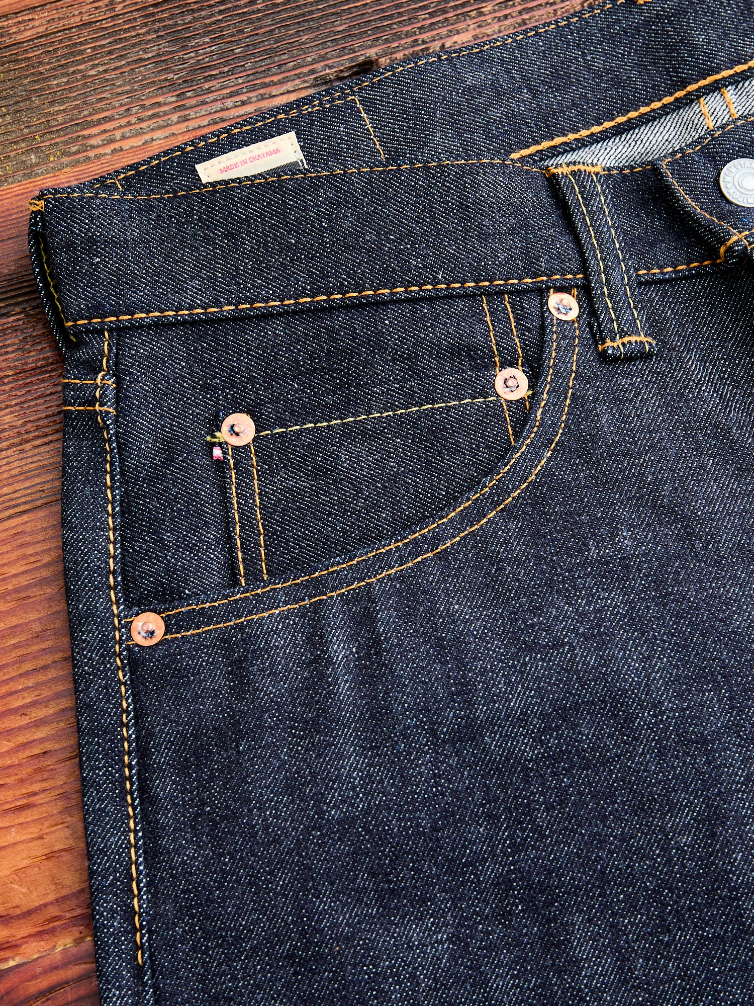 0306-SP "Going to Battle" 15.7oz Selvedge Denim - Tight Tapered Fit - Image 6