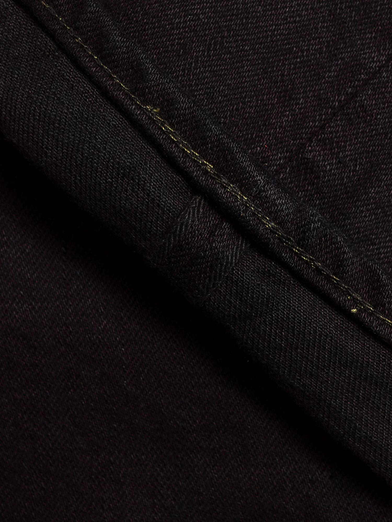 0306SP-OD "Black Overdye" 15.7oz Selvedge Denim - Tight Tapered Fit - Image 9