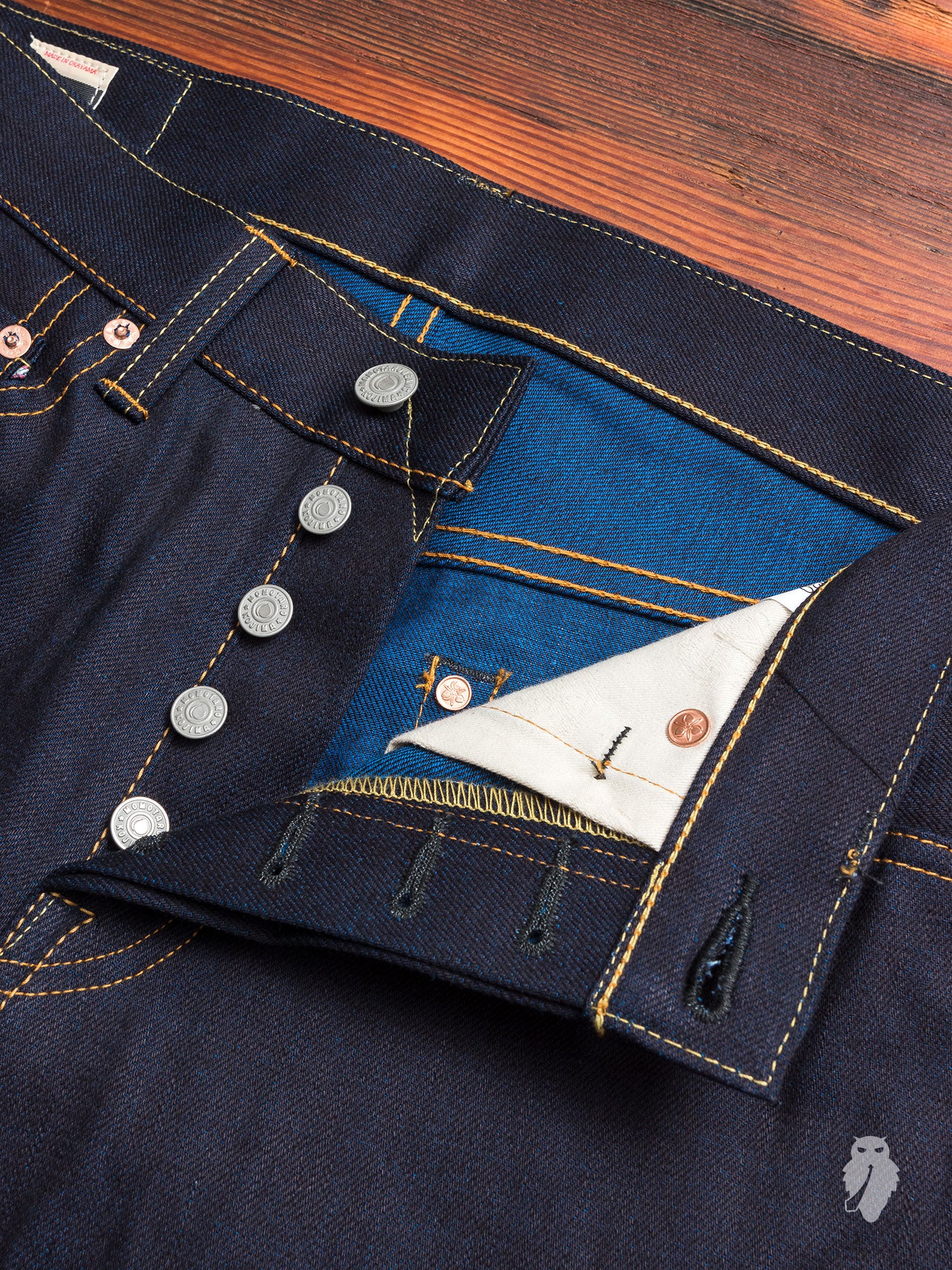 0405-14 "Cobalt Weft" 13oz Selvedge Denim - High Tapered Fit - Image 6