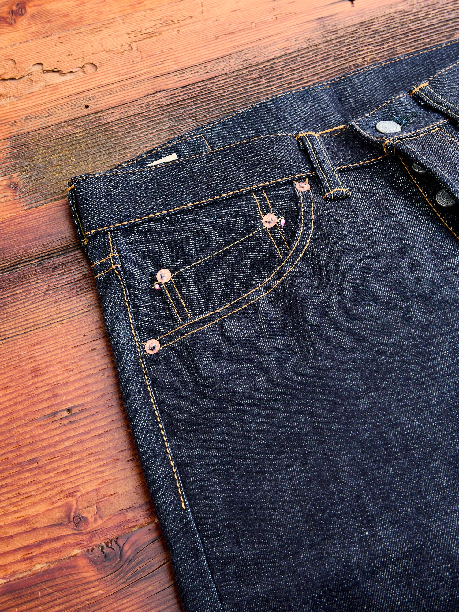 0405V 15.7oz Selvedge Denim - High Tapered Fit - Image 6