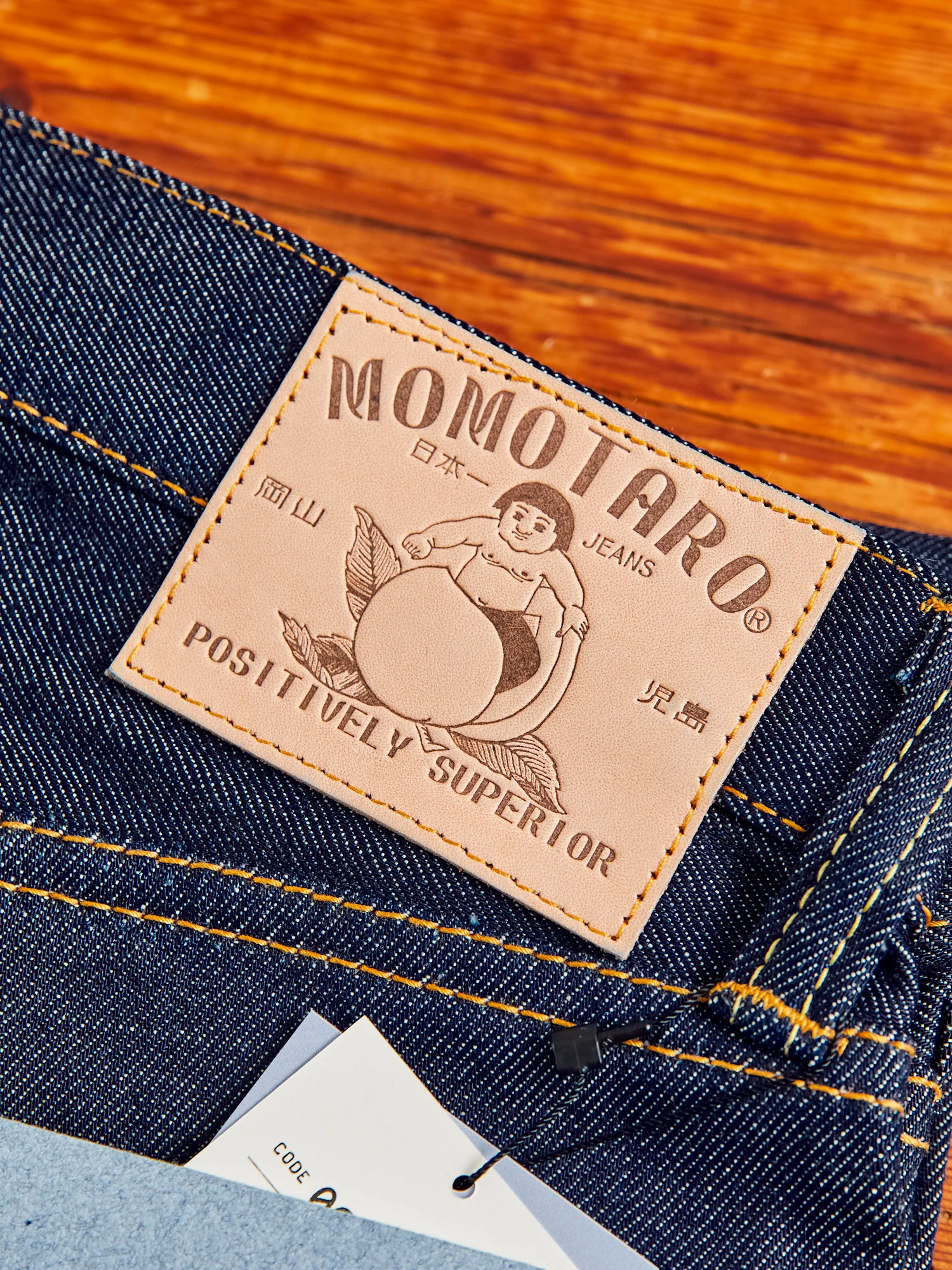 0605-36SP "Ultimate Pima GTB" 13oz Selvedge Denim - Natural Tapered Fit - Image 3