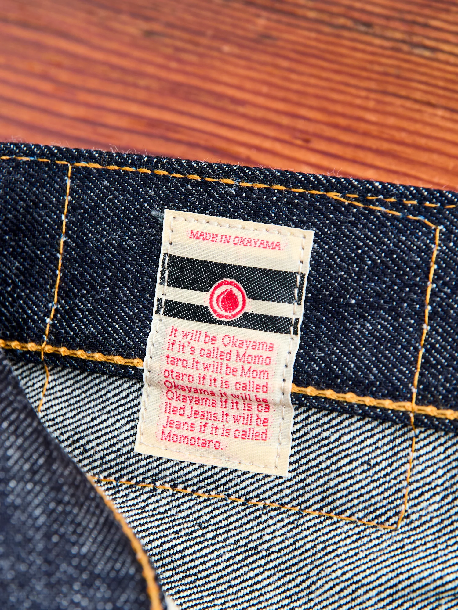 0605-SP "Going to Battle" 15.7oz Selvedge Denim - Natural Tapered Fit - Image 10