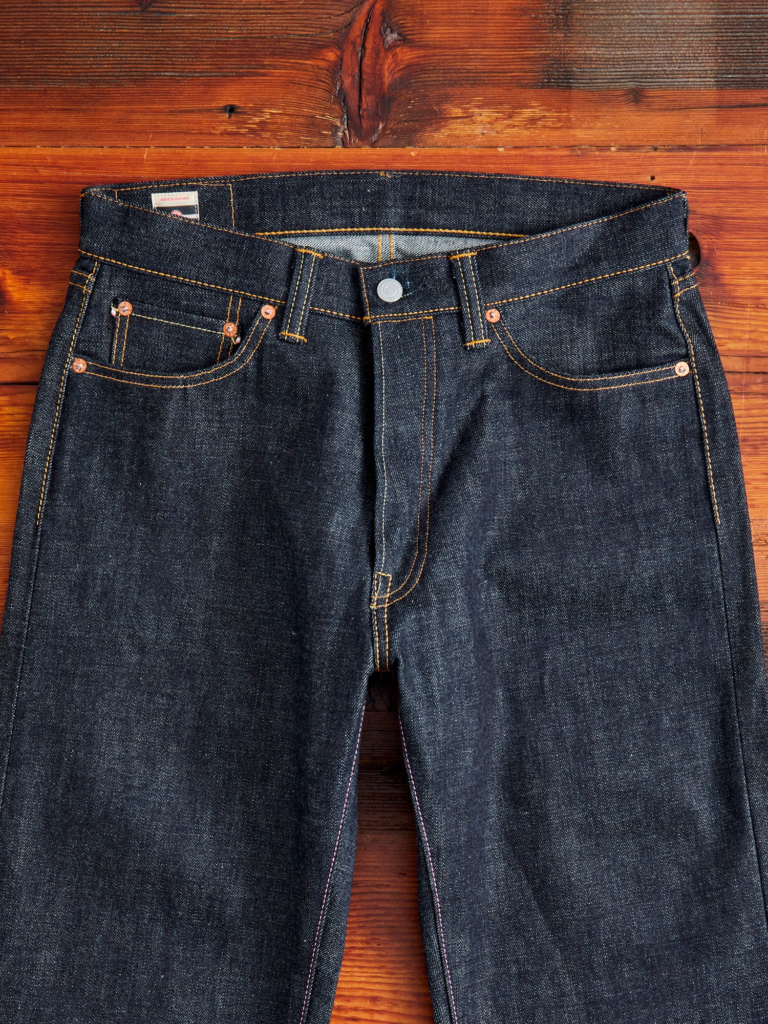 0906V 15.7oz Selvedge Denim - Wide Straight Fit - Image 5