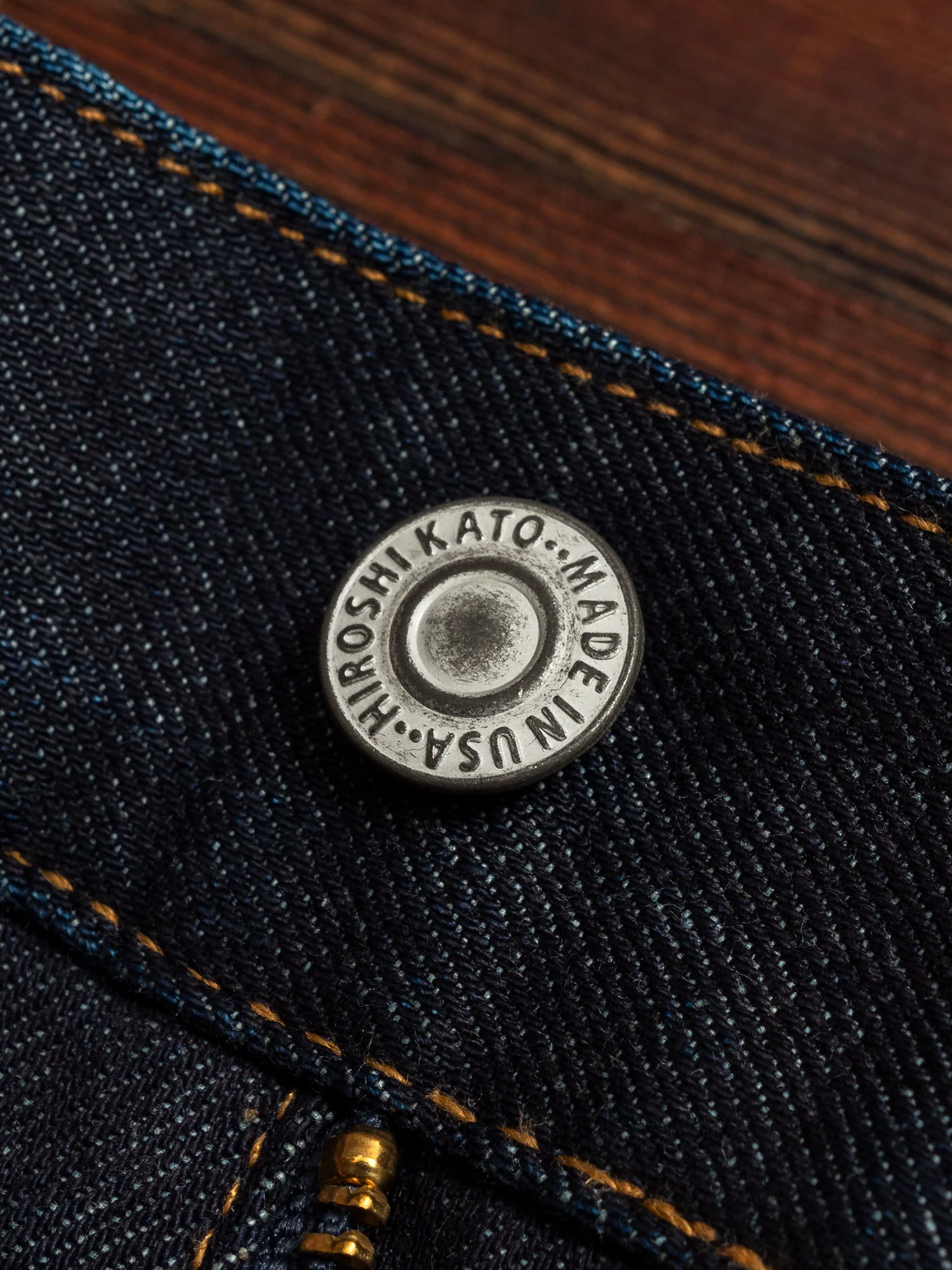 10.5oz Indigo Rinsed Stretch Selvedge Denim - Hammer Straight - Image 7