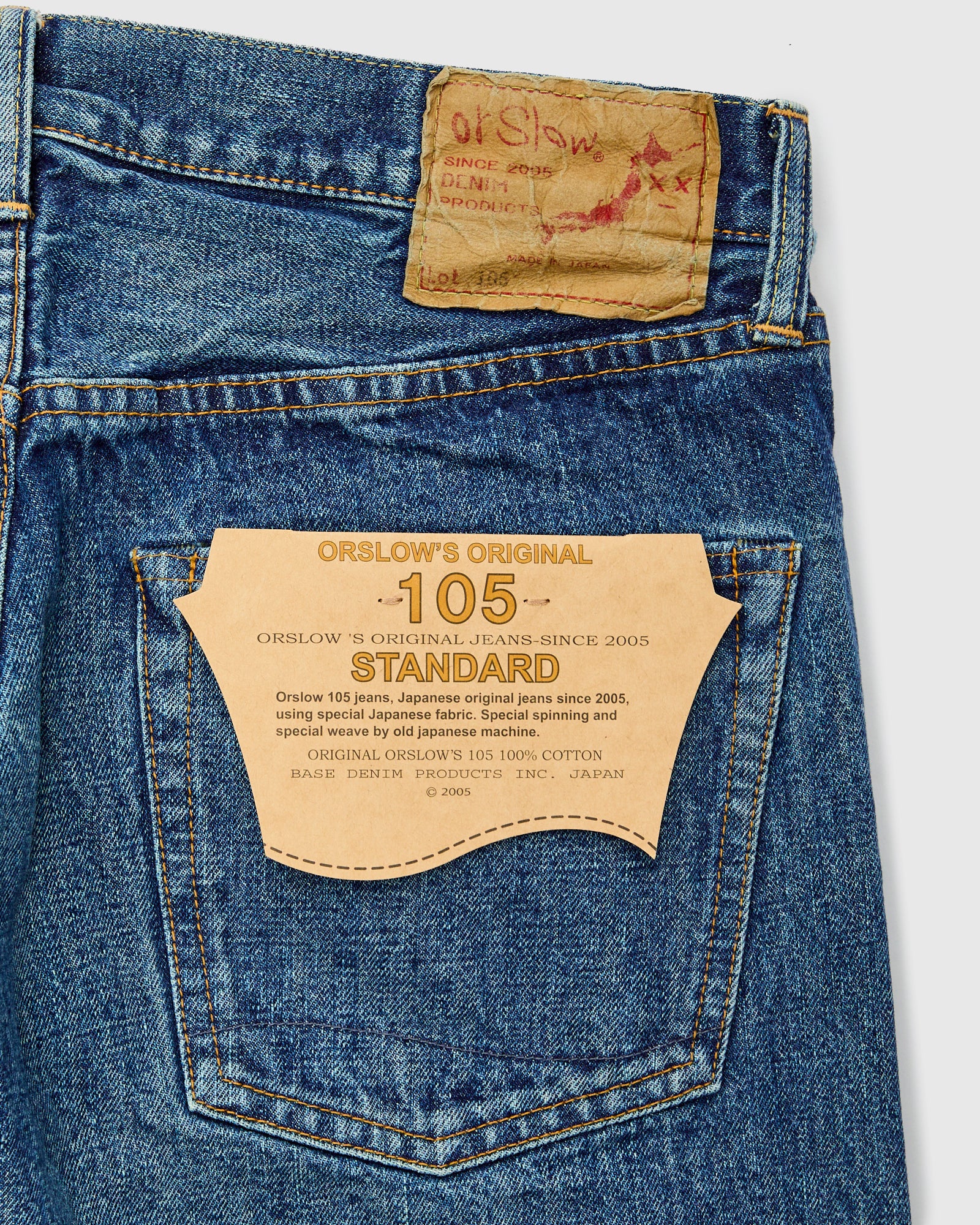 105 "2 Year Wash" 13.5oz Selvedge Denim - Standard Fit - Image 3