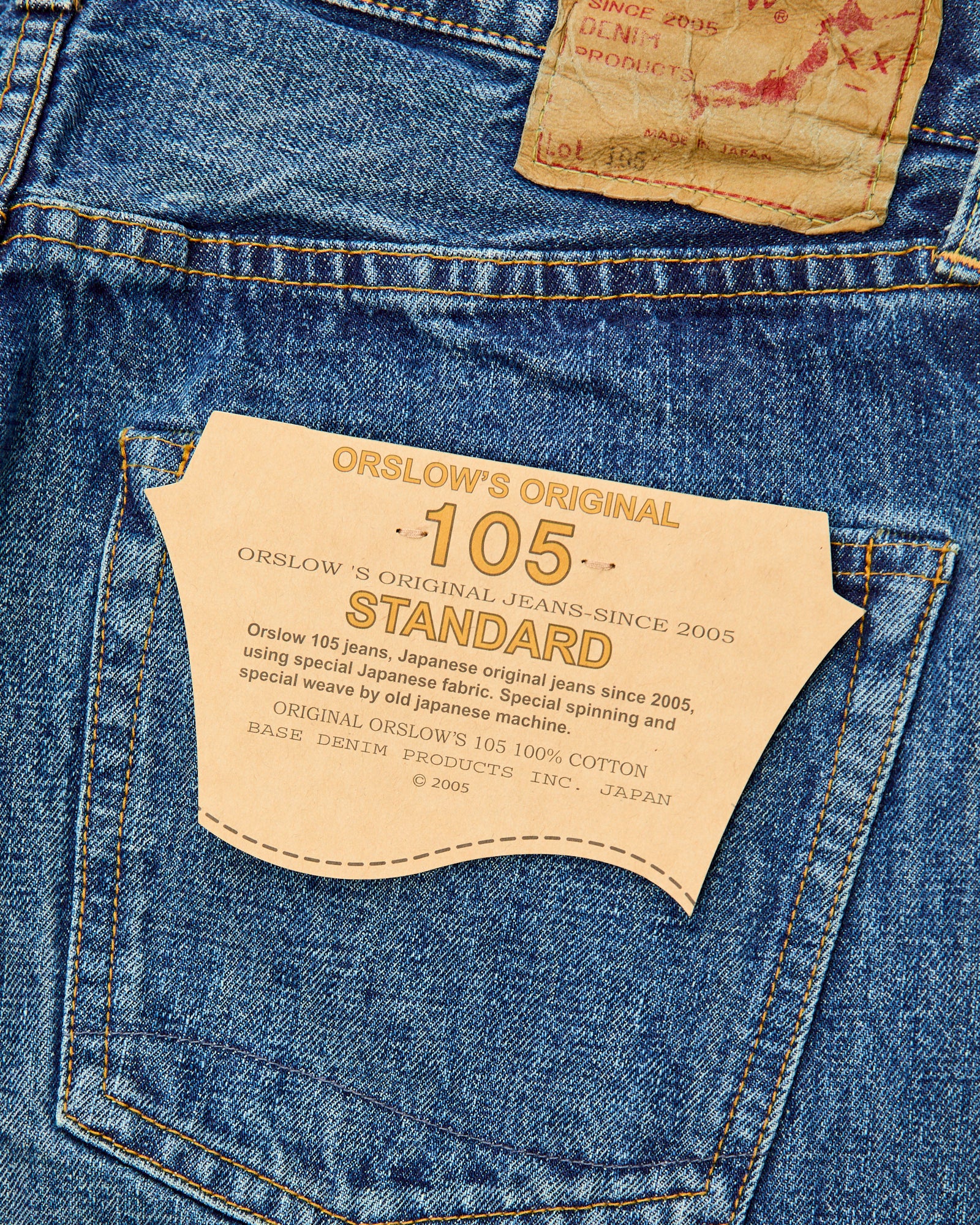 105 "2 Year Wash" 13.5oz Selvedge Denim - Standard Fit - Image 4