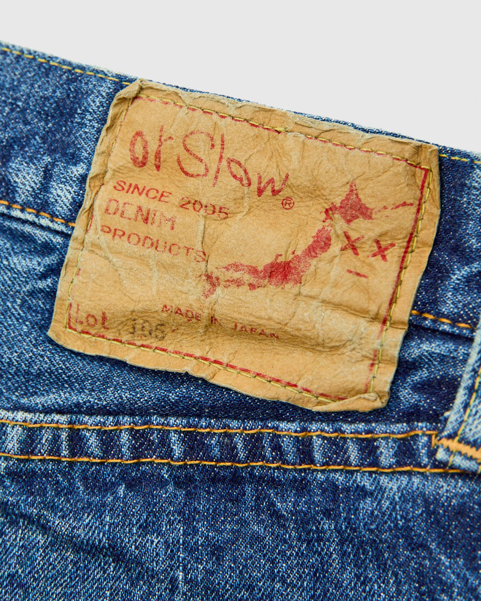 105 "2 Year Wash" 13.5oz Selvedge Denim - Standard Fit - Image 5