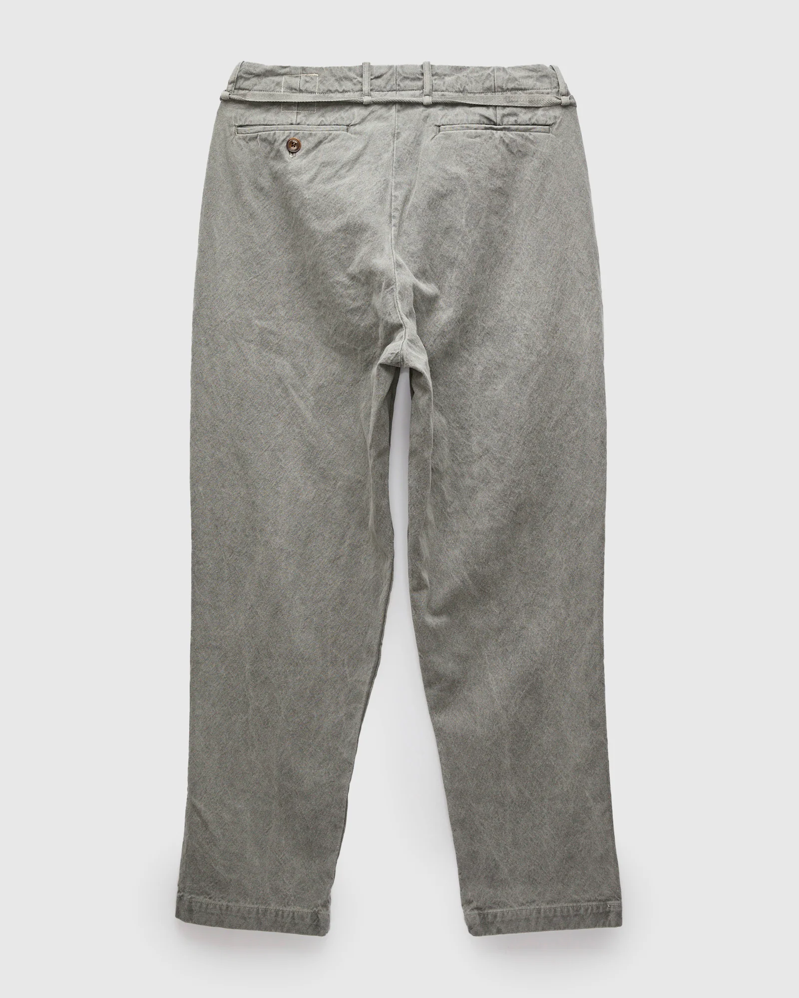 10oz Canvas 2Tuck Tapered Pants in Sumi Ink - Image 3