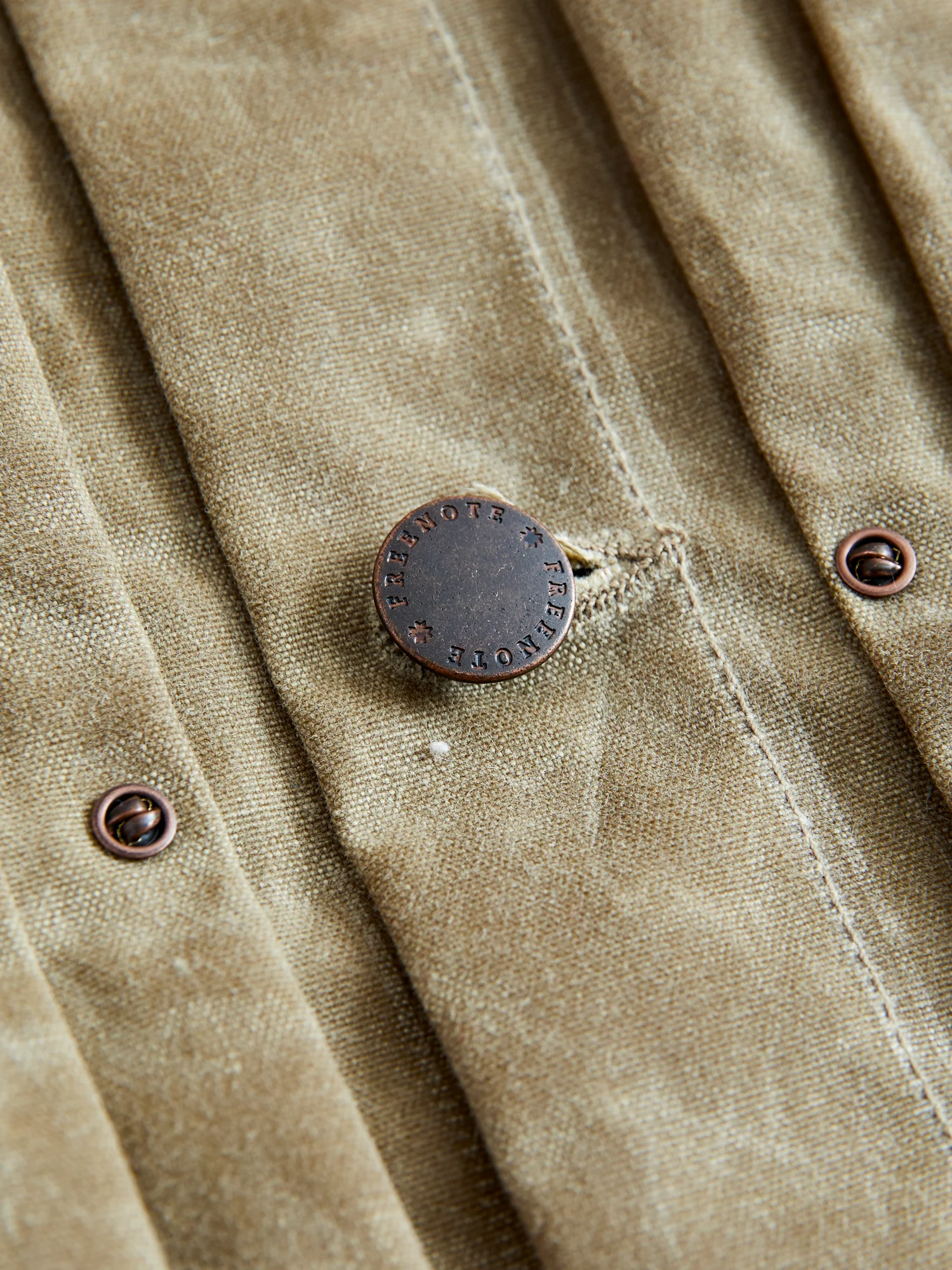 10oz Waxed Canvas Riders Jacket in Tumbleweed - Image 6