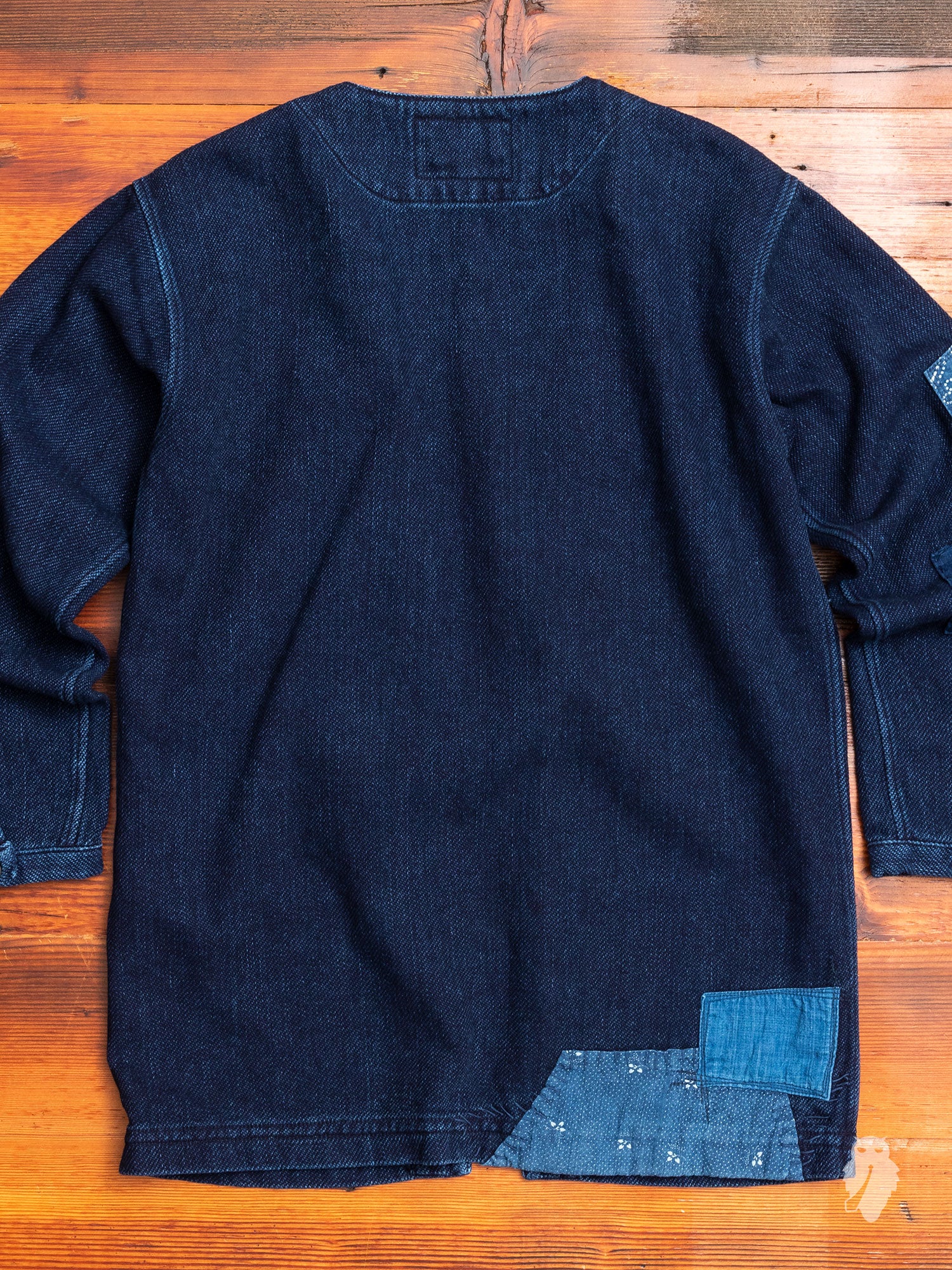 "10th Anniversary" Haori Sashiko Shirt in Washed Indigo - Image 6