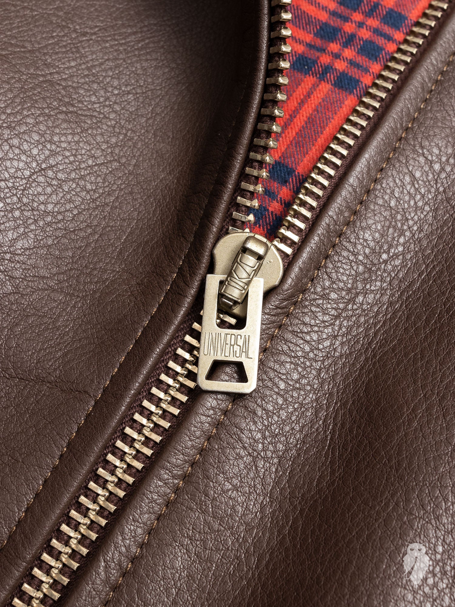 "10th Anniversary" Leather Jacket in Brown - Image 4