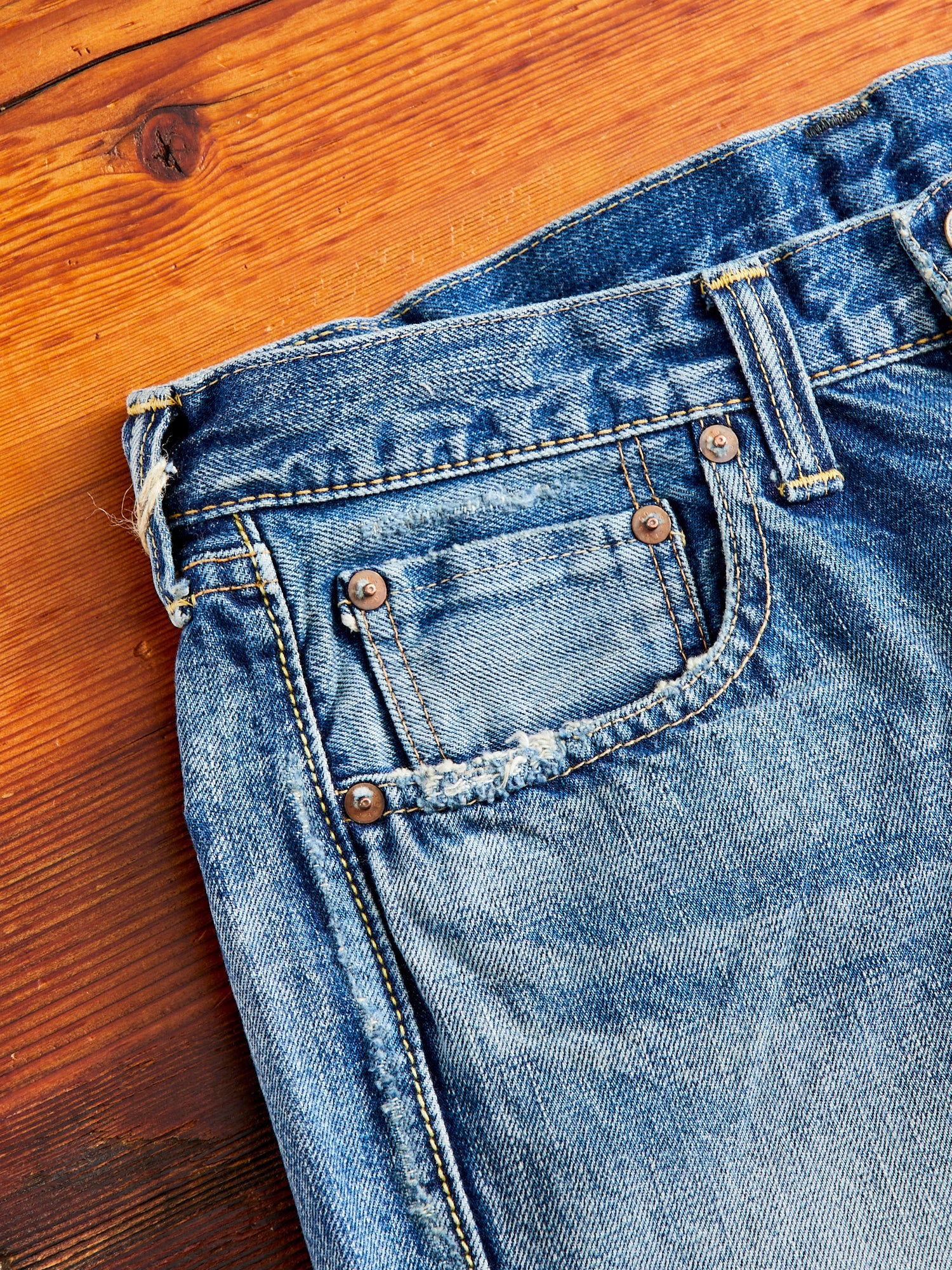 1101 "Dartford" 13.75oz Selvedge Denim - Straight Fit - Image 4