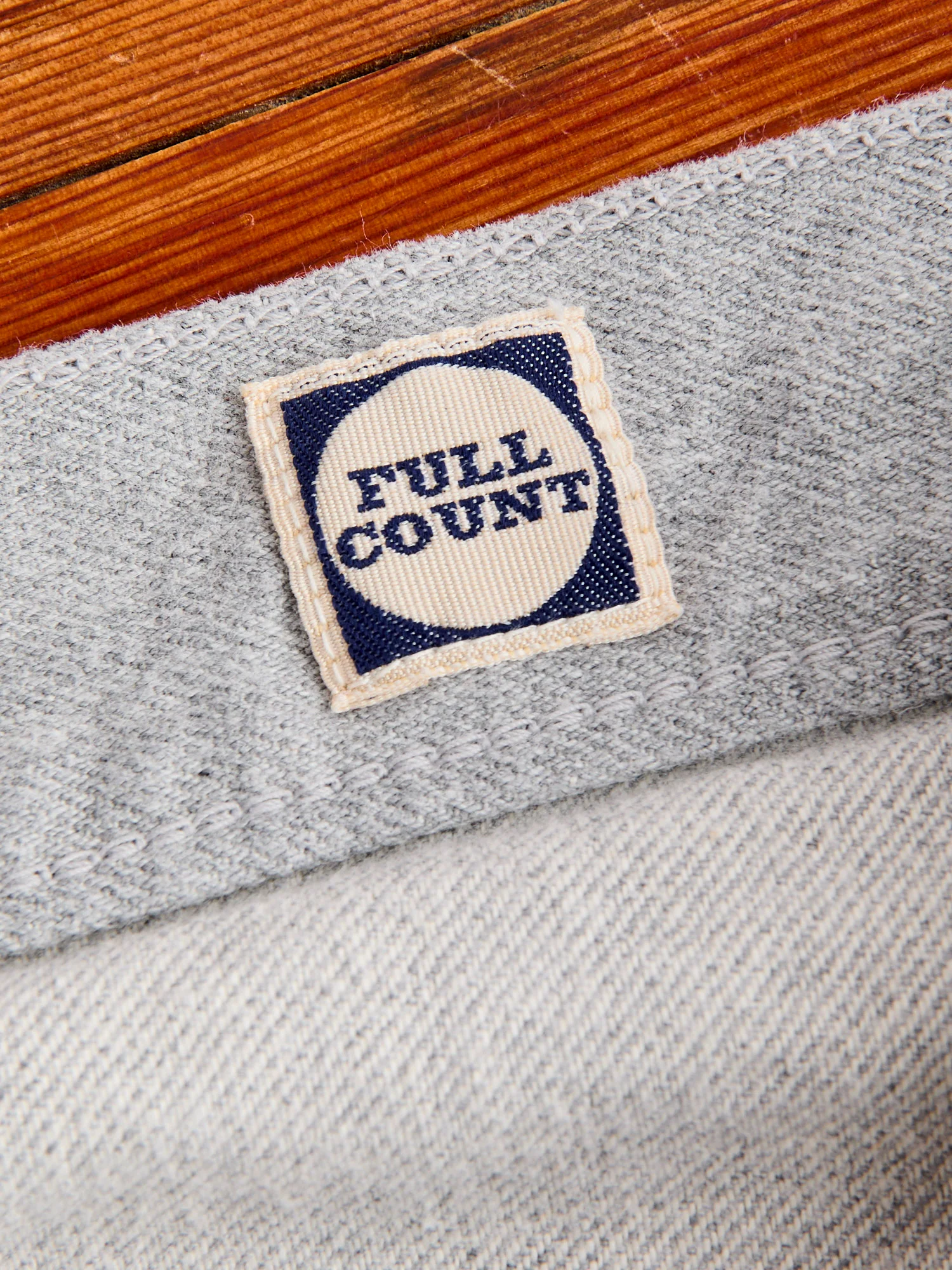 1102G 12oz Grey Selvedge Denim - Straight Fit - Image 10