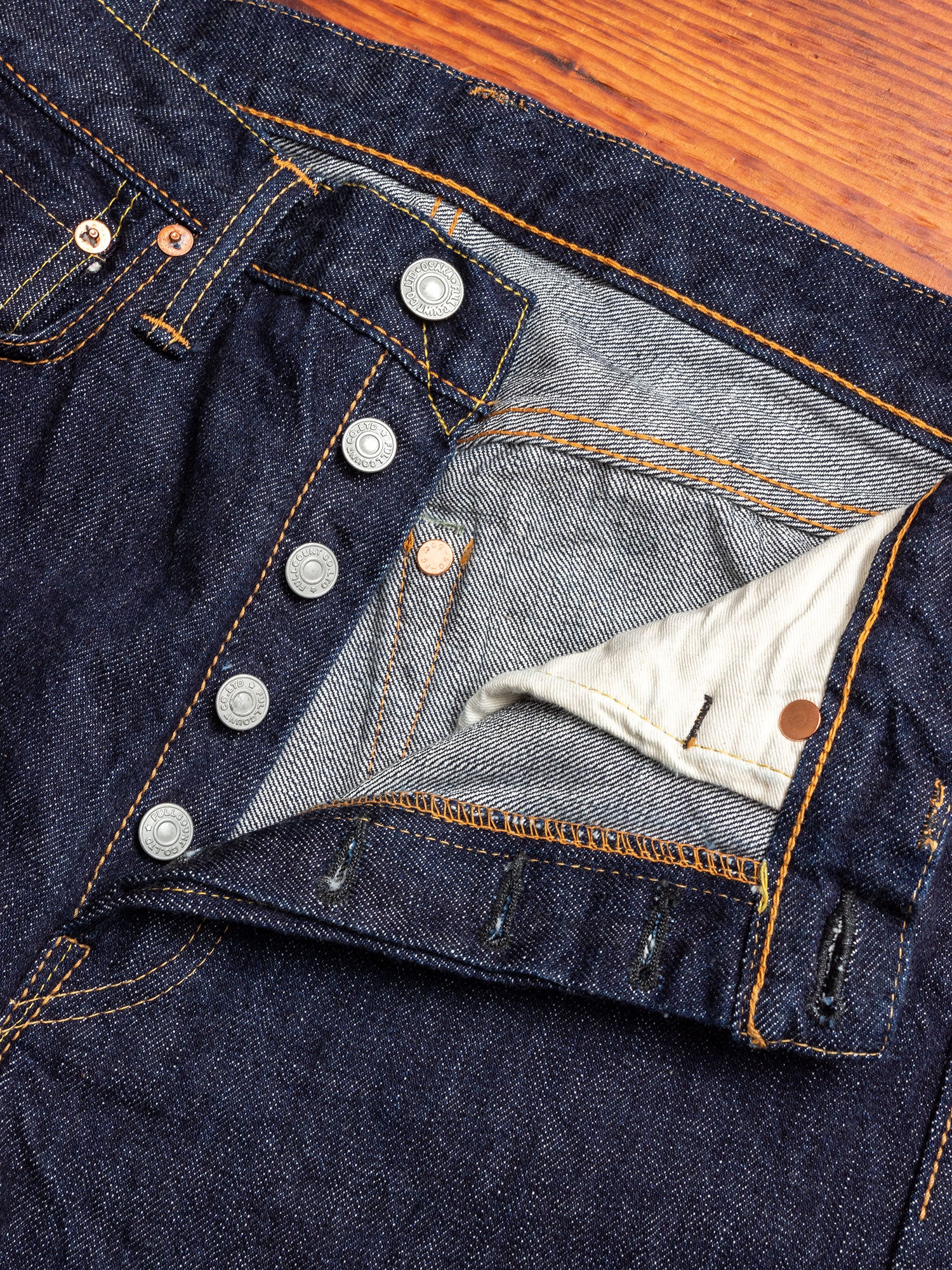 1108W 13.75oz Selvedge Denim - Slim Straight Fit - Image 6