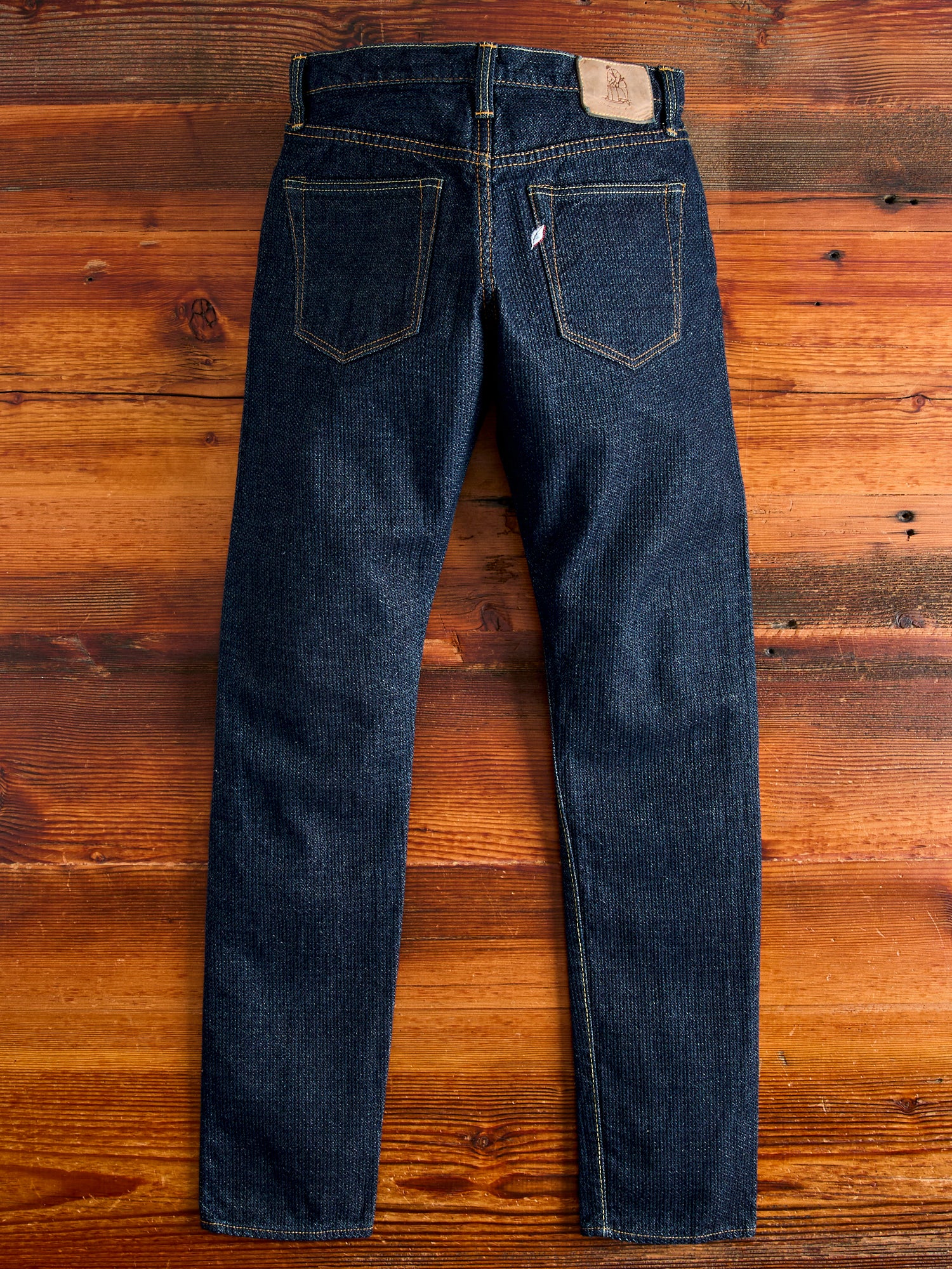 1170-2-ID Indigo Sashiko Denim - Relaxed Tapered Fit - Image 3