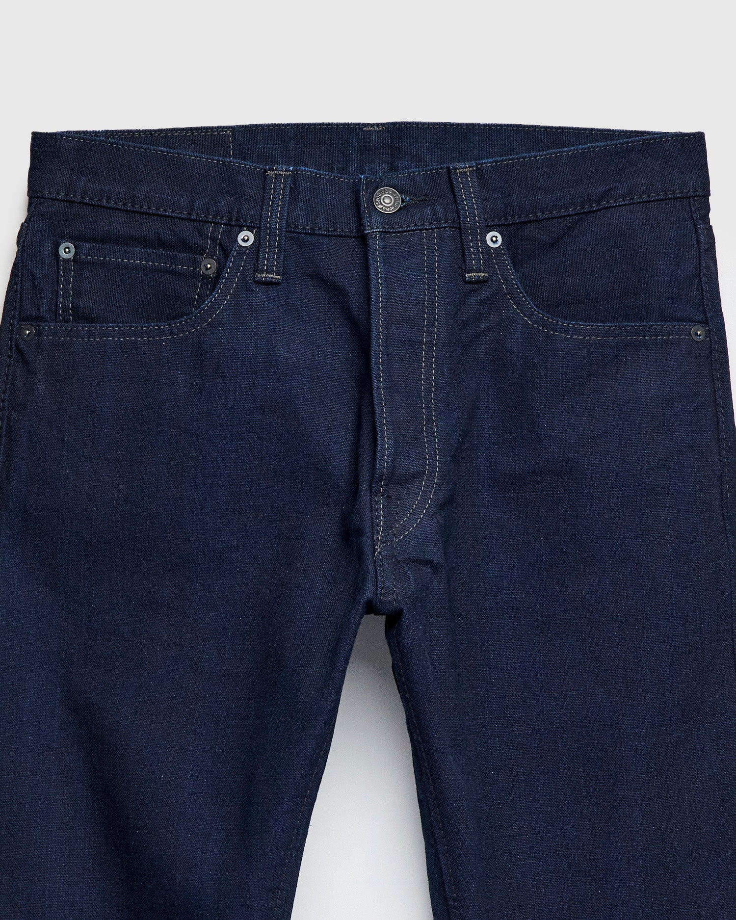 1175 "Double Indigo" 13.5oz Duck Canvas Pants - Relaxed Tapered Fit - Image 4