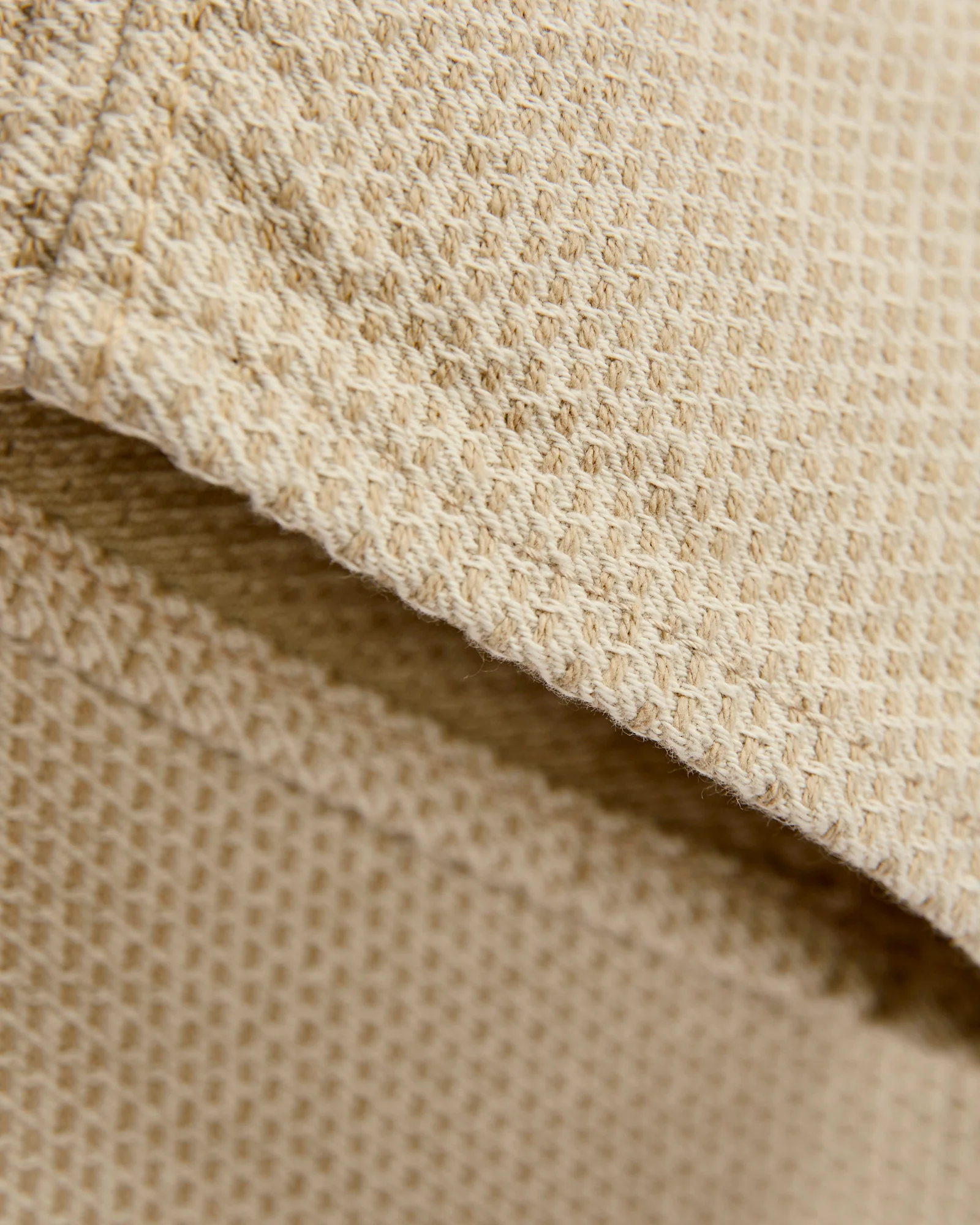 1177-IV Ivory x Beige Sashiko Denim - Relaxed Tapered Fit - Image 8
