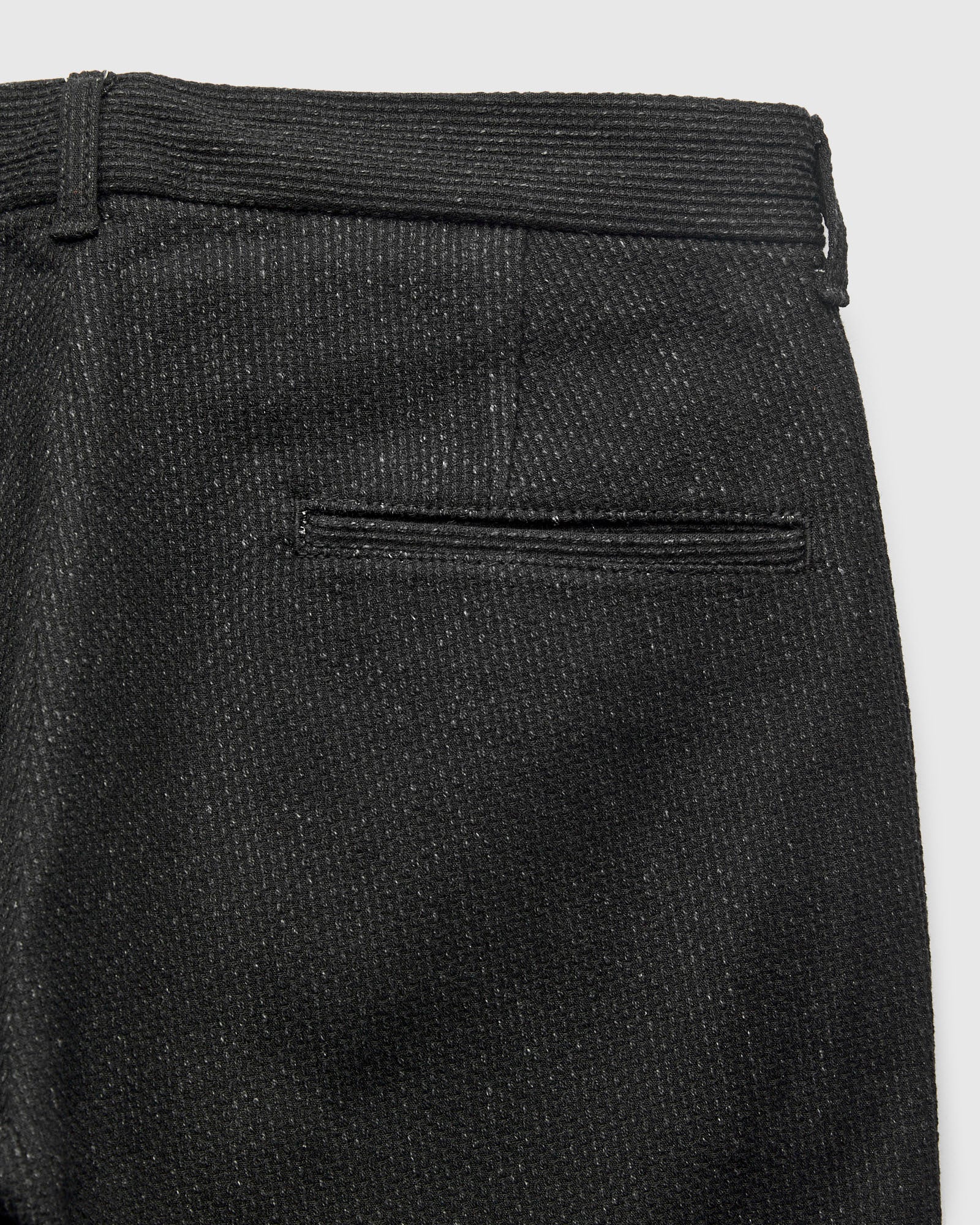 11oz Sashiko Easy Tapered Pants in Black - Image 3