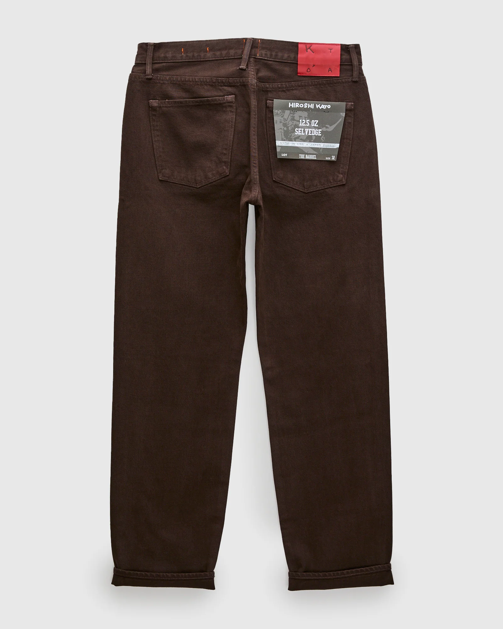 12.5oz "Carob" Natural Slub Selvedge Denim - Barrel Wide Straight - Image 2