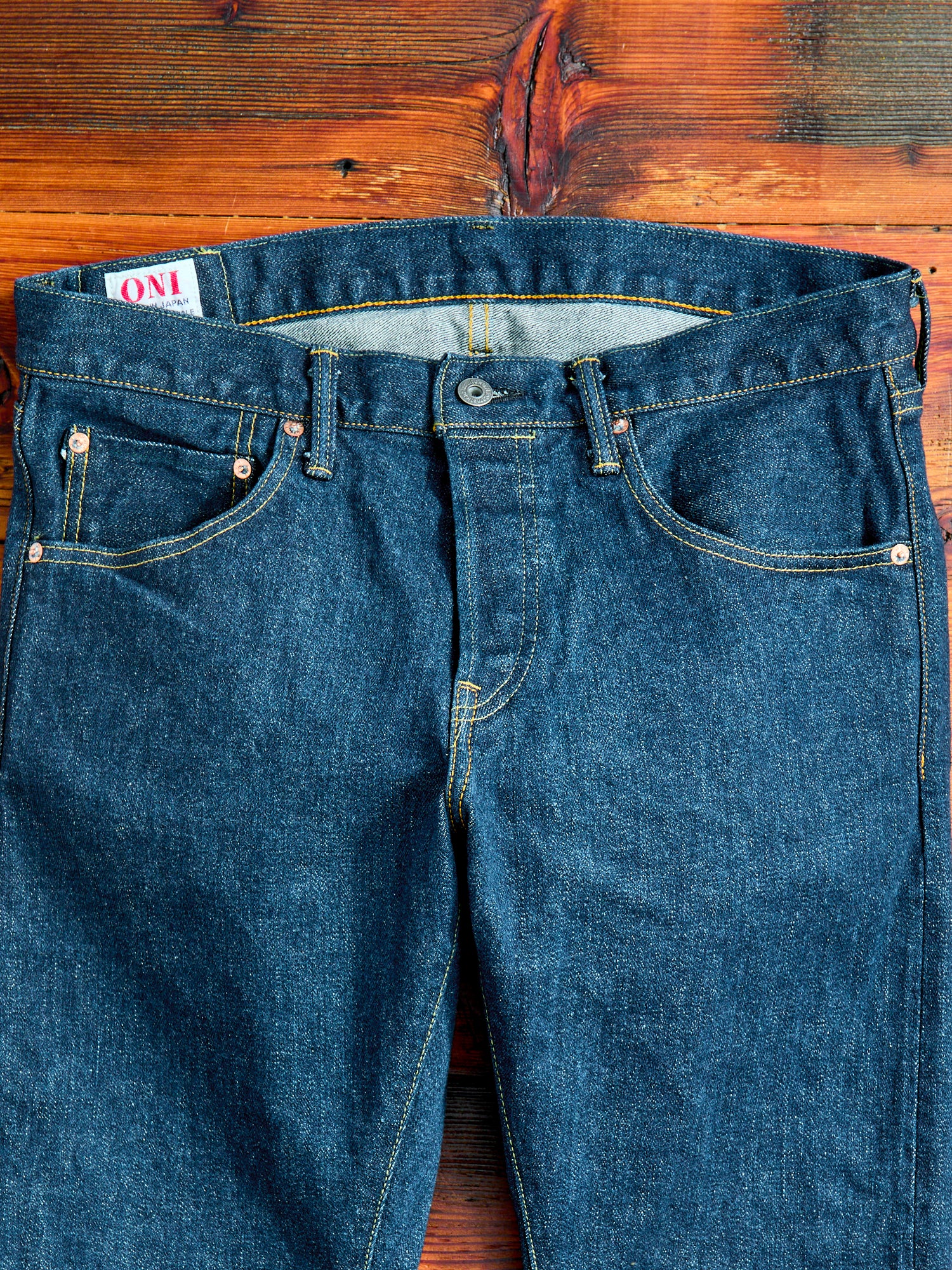 121S "Ishikawadai Stretch" 15oz Stretch Selvedge Denim - Relaxed Tapered Fit - Image 5