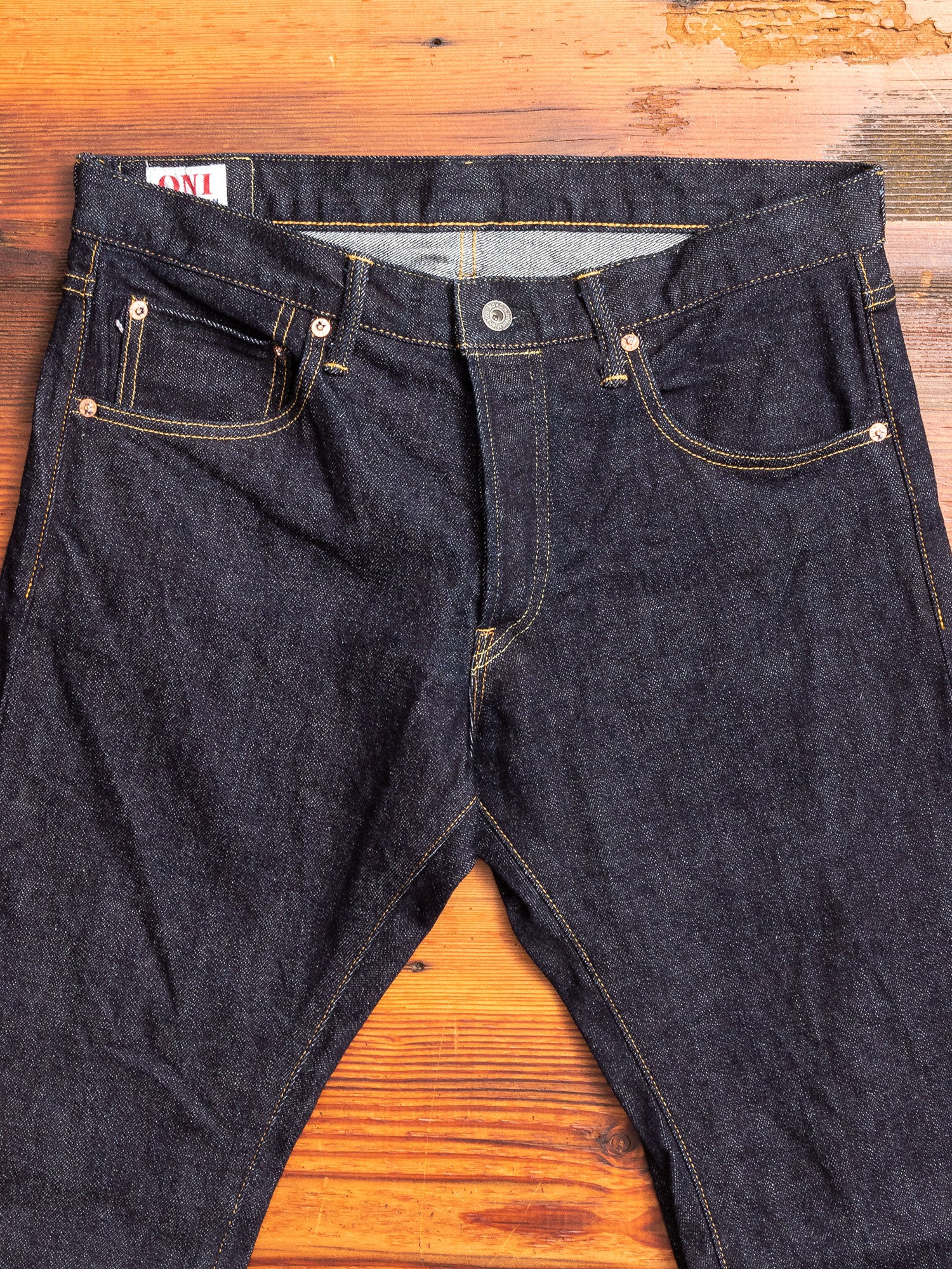 122S "Stretch Denim" 15oz Stretch Selvedge Denim - Relaxed Tapered Fit - Image 4