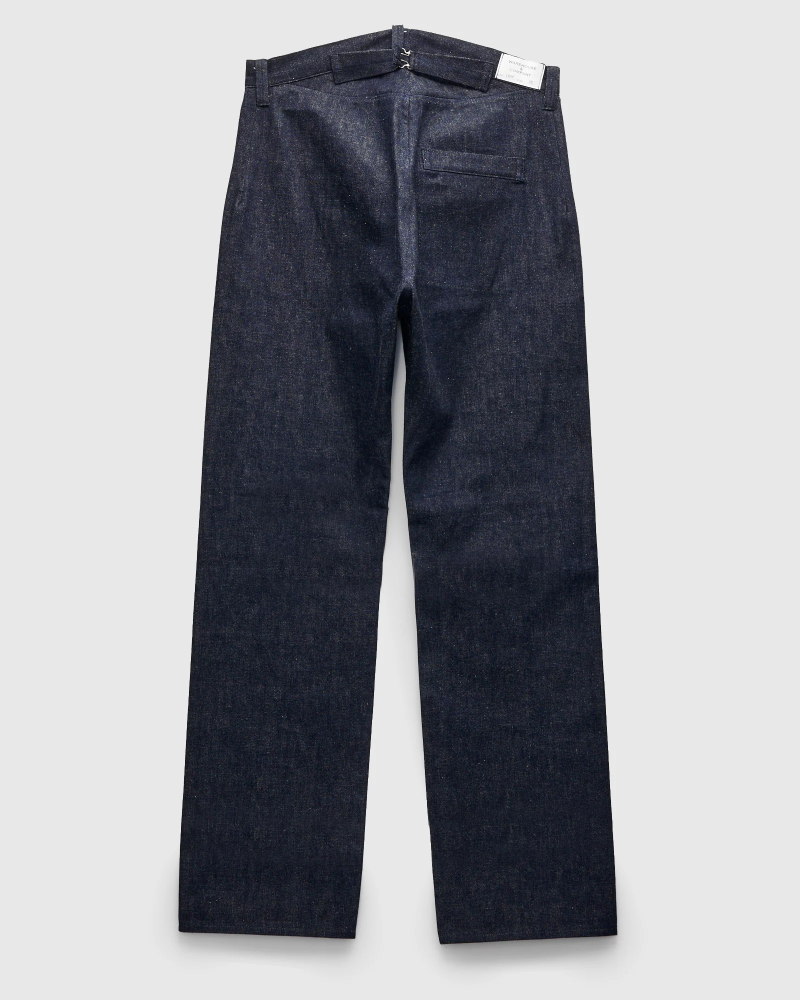 1900 Waist Overall Work Pants in Indigo Denim - Image 2