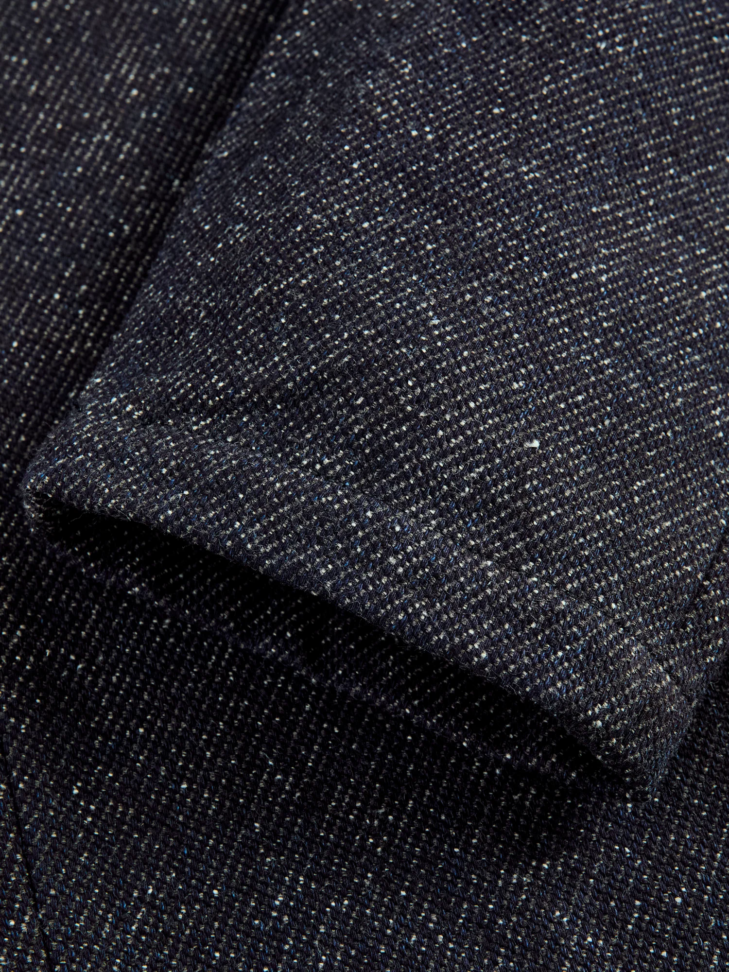 12oz Denim Tweed Easy Tapered Pants in Indigo - Image 9