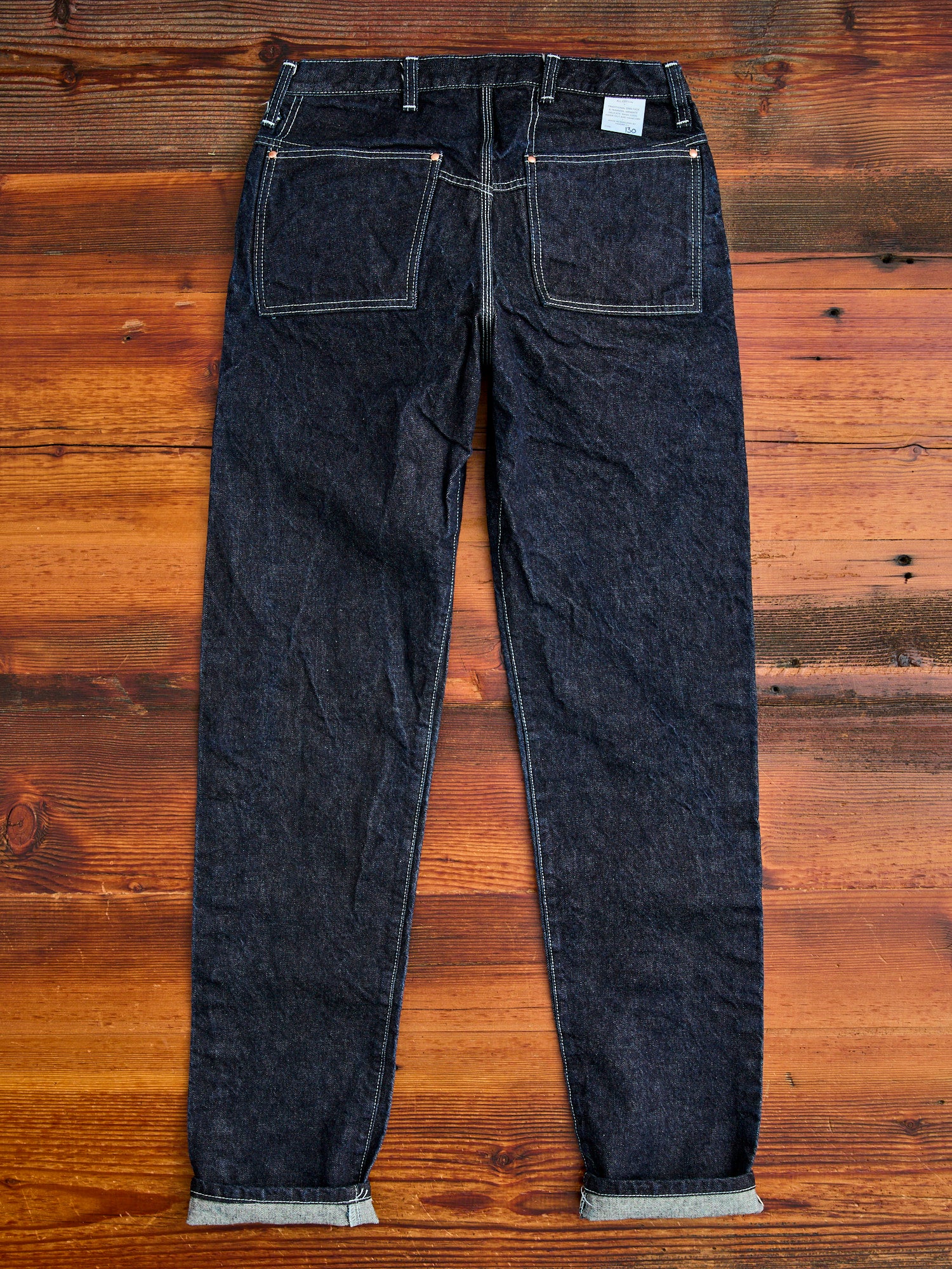 130 "Rinse One Wash" 16oz Selvedge Denim - High Rise Taper Fit - Image 14