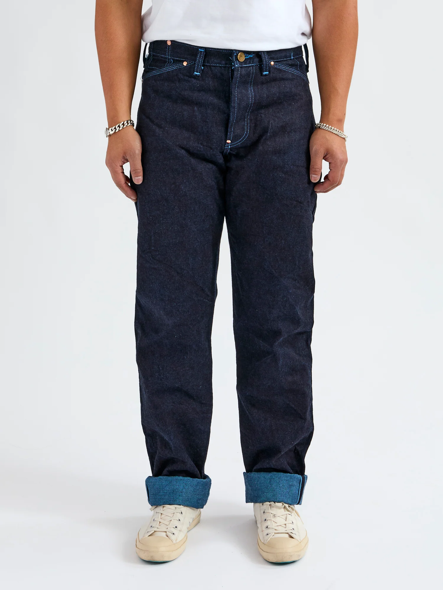 131 "Woad Overdye" 16oz Selvedge Denim - Lost Jeans Fit - Image 2
