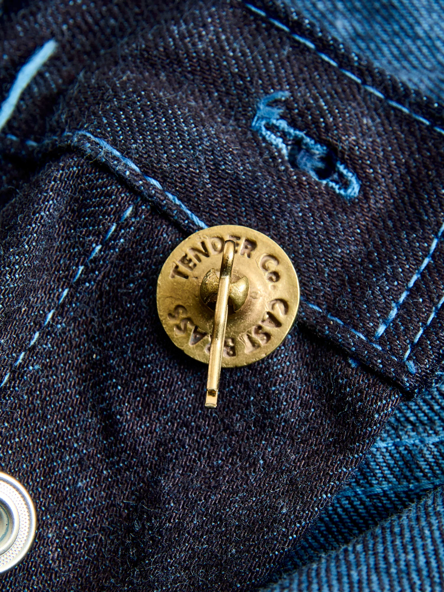 131 "Woad Overdye" 16oz Selvedge Denim - Lost Jeans Fit - Image 6