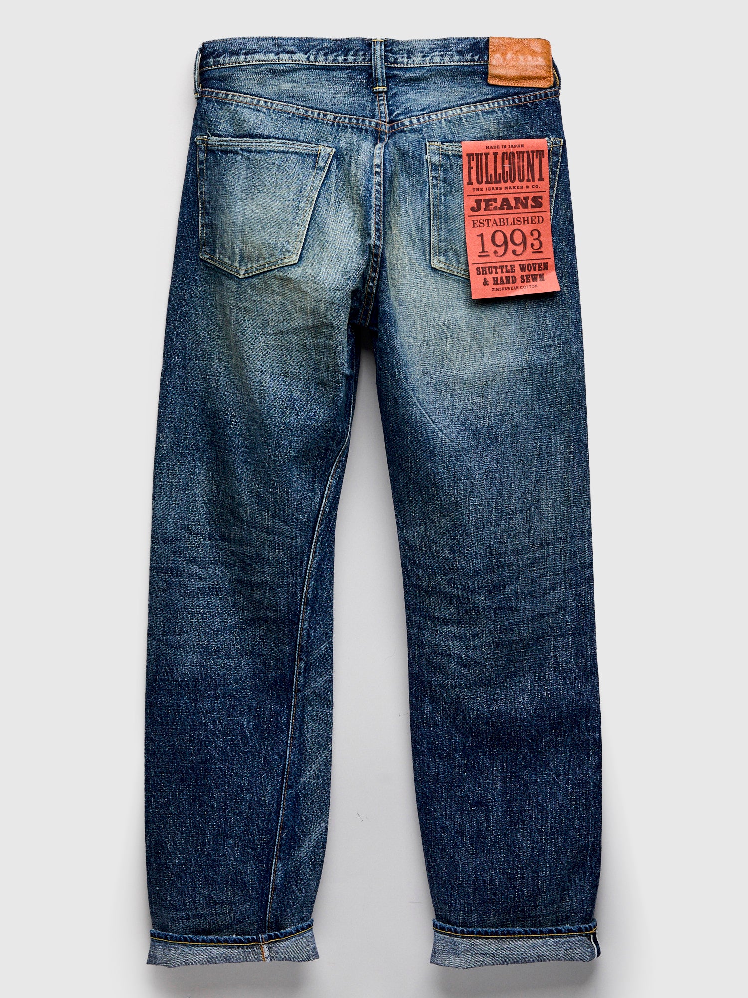 1345-1101 "Fear of Dark" 15.5oz Selvedge Denim - Classic Straight Fit - Image 4