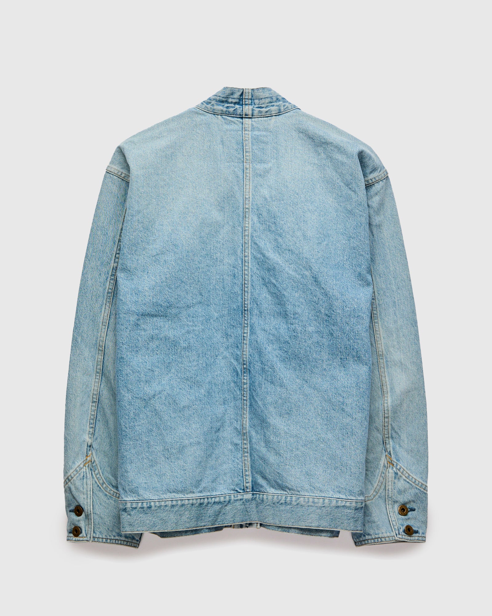 13oz Denim Haori Coat in Indigo - Image 2