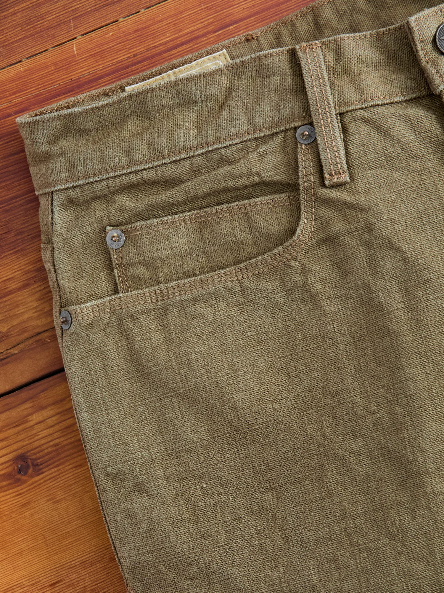 Rialto Pant in Olive Green - Image 5