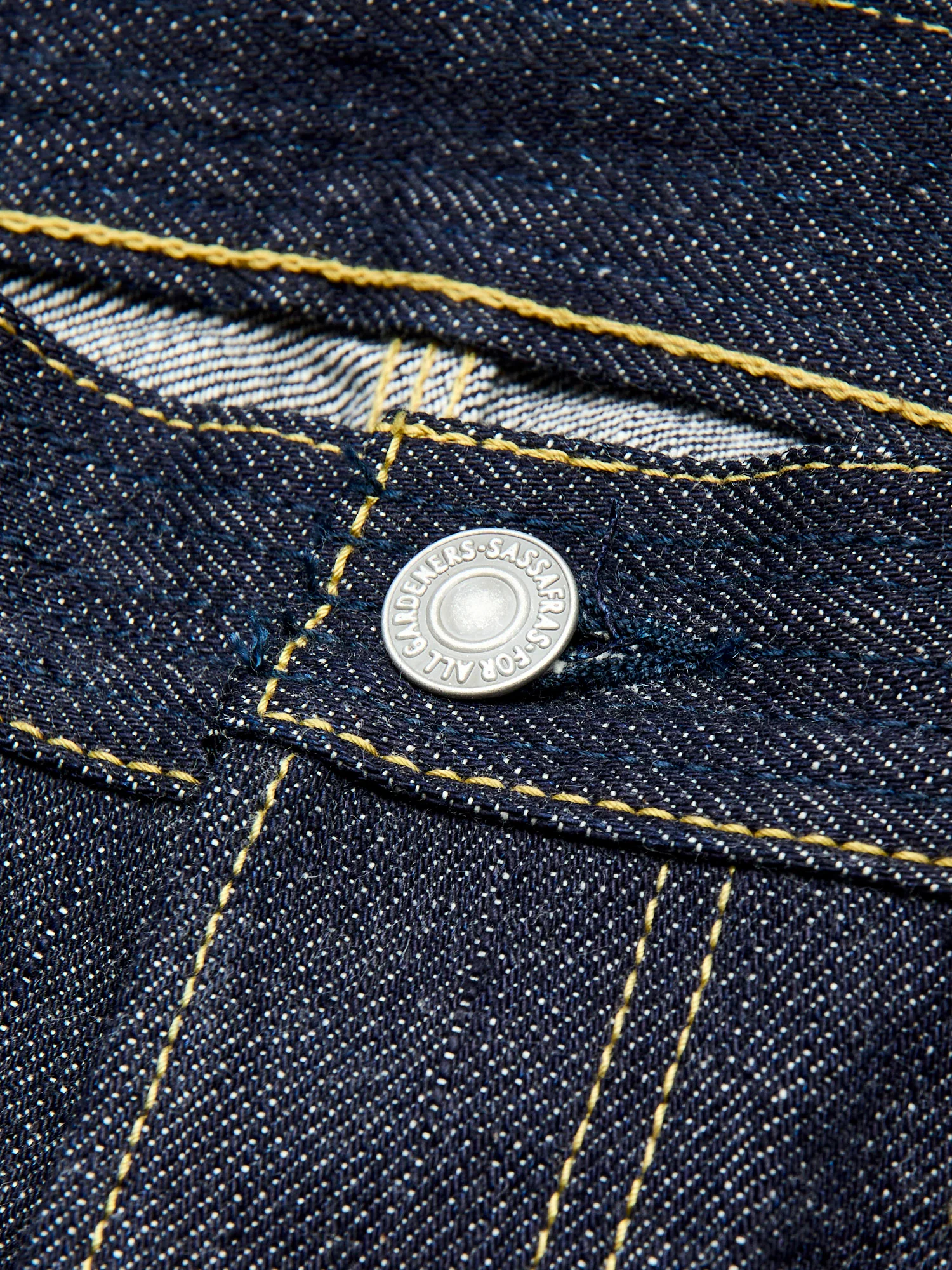 14oz Selvedge Denim Fall Leaf R Stream Pants in Indigo - Image 7