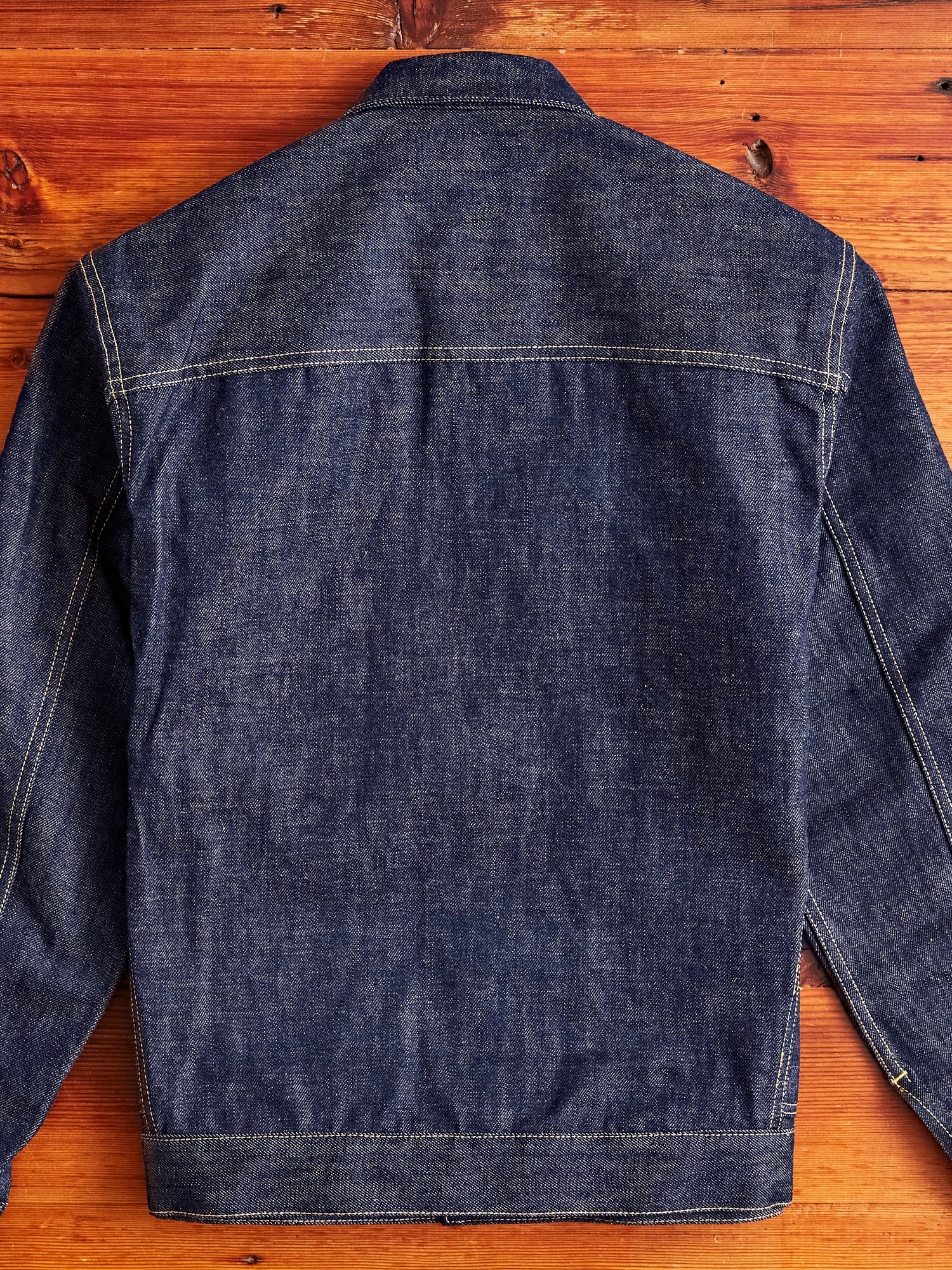 14oz Selvedge Denim Gardener R Jacket in Indigo - Image 11