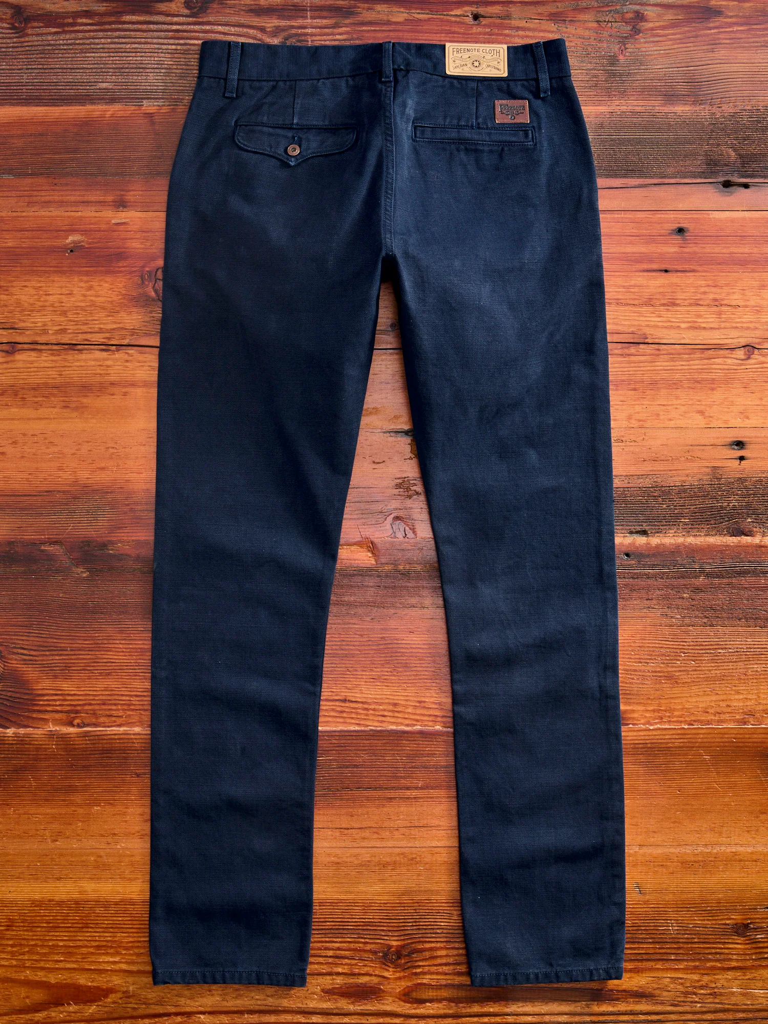 14oz Slub Workers Chino in Navy - Image 14