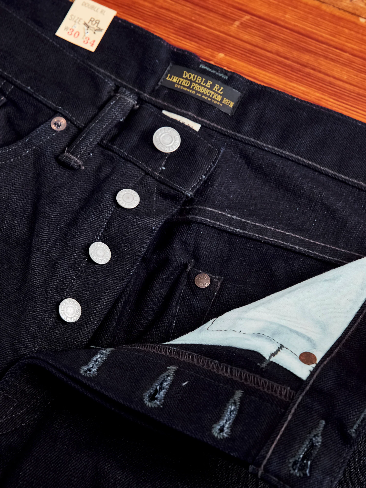 Limited Edition 15oz Double Indigo Selvedge Denim - Straight Fit - Image 9