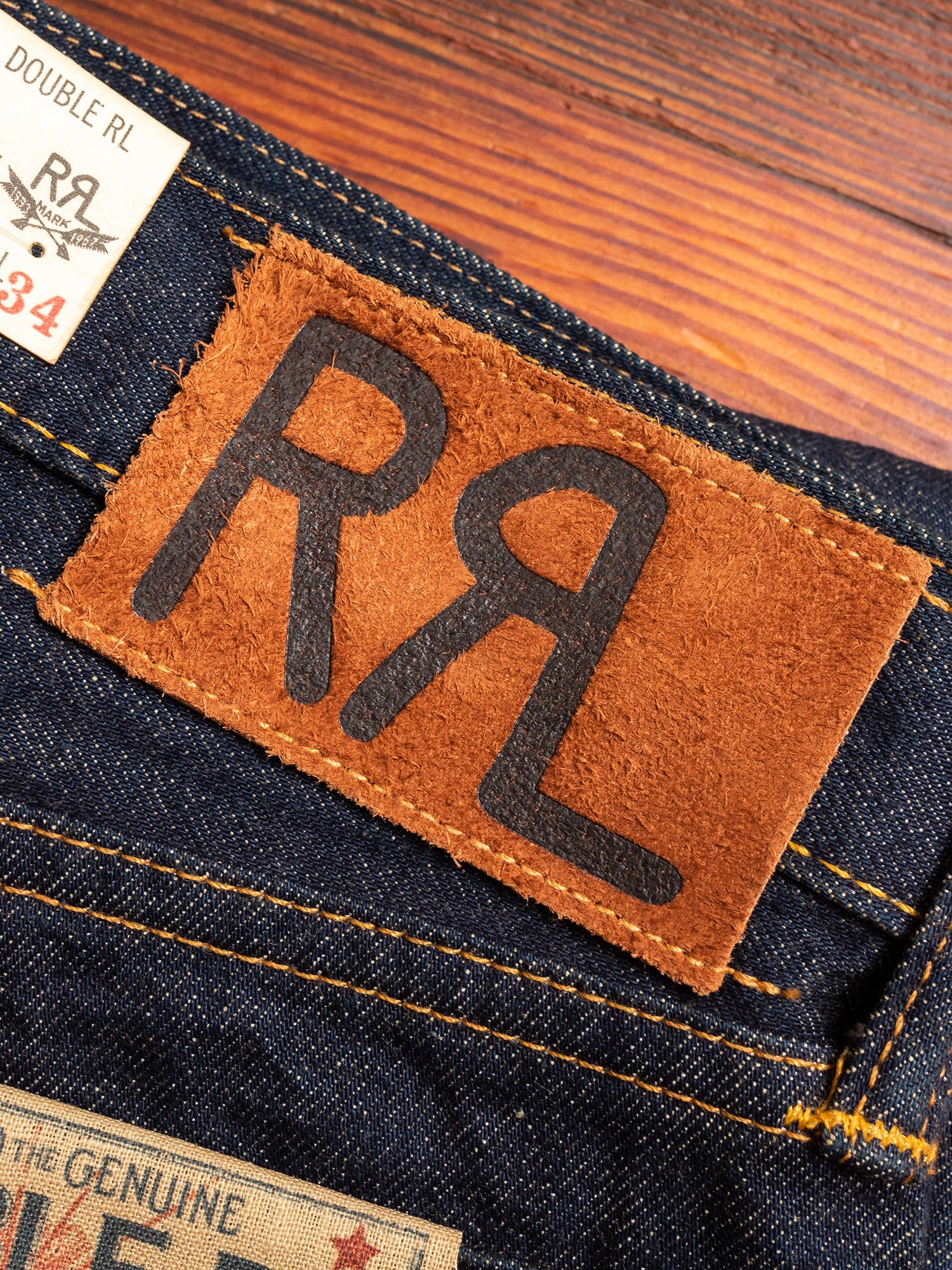 15oz Rinsed Selvedge Denim - Slim Fit - Image 4