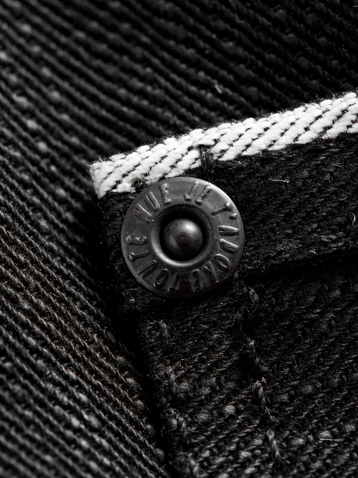 "Anniversary Left Hand Twill - Double Black Edition" 13.75oz Selvedge Denim - Weird Guy Fit - Image 15