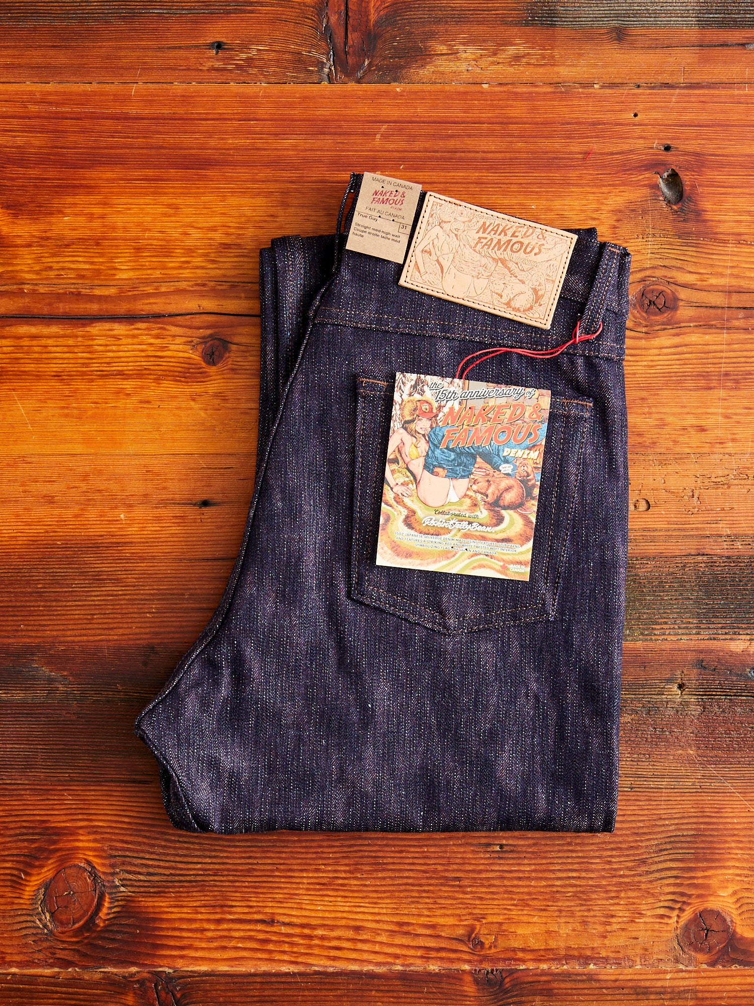 "15th Anniversary Selvedge" 15oz Selvedge Denim - True Guy Fit - Image 2