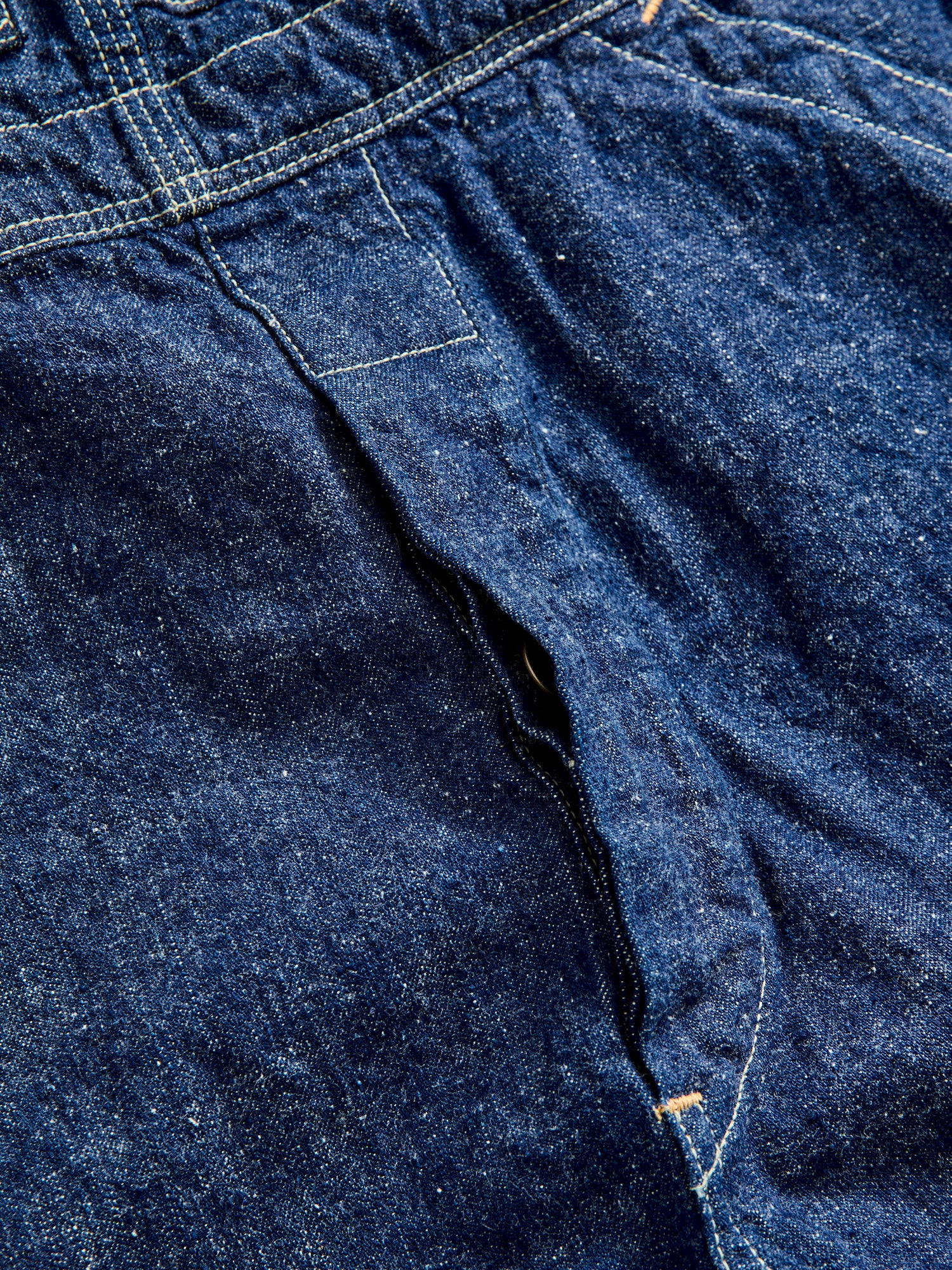 1930's Denim Overall in Indigo One Wash - Image 11