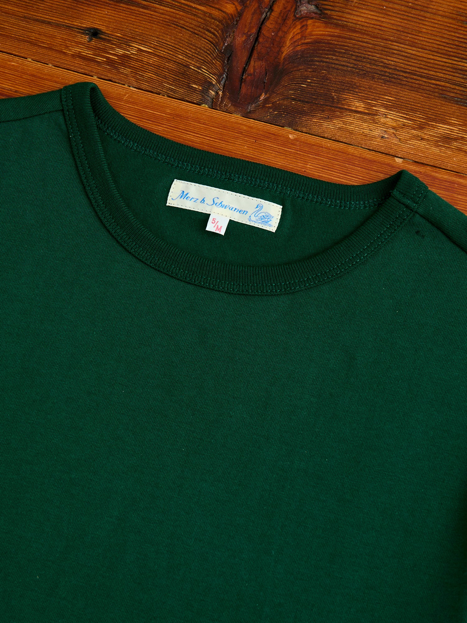 1950s "Good Originals" 5.5oz Loopwheel T-Shirt in Classic Green - Image 3