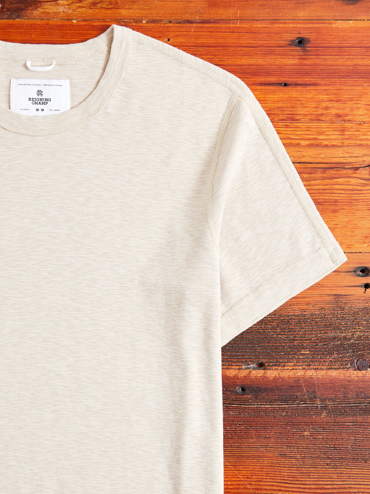 1x1 Slub T-Shirt in Dune - Image 3