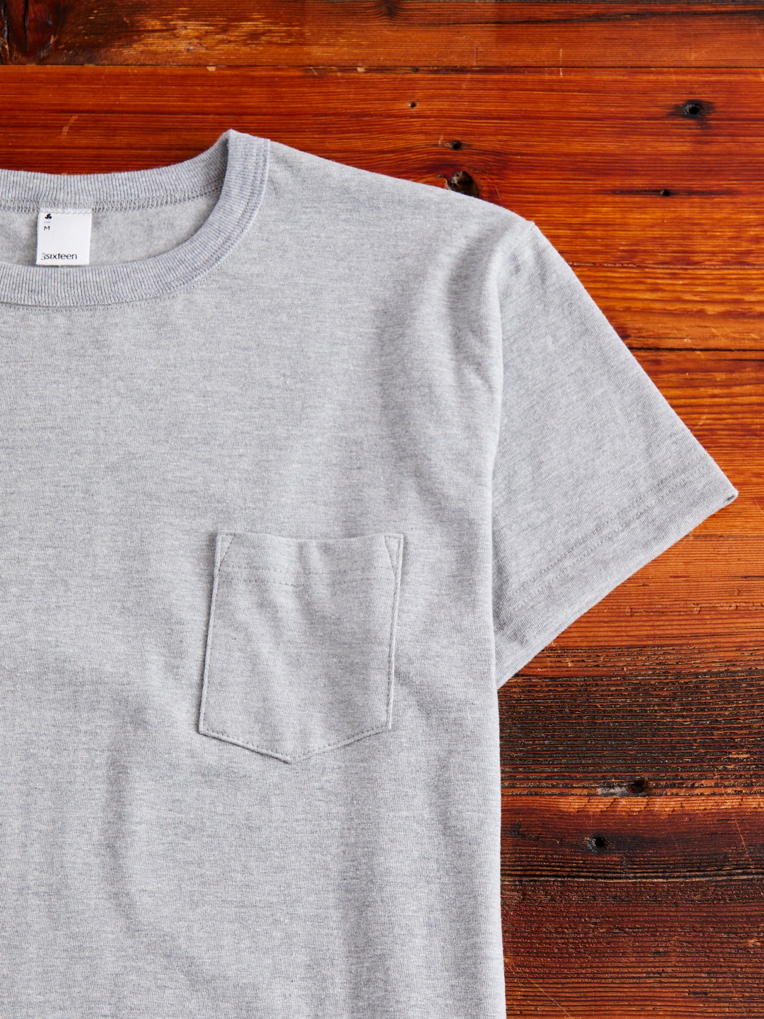 2-Pack Heavyweight Pocket T-Shirts in Heather Grey - Image 5